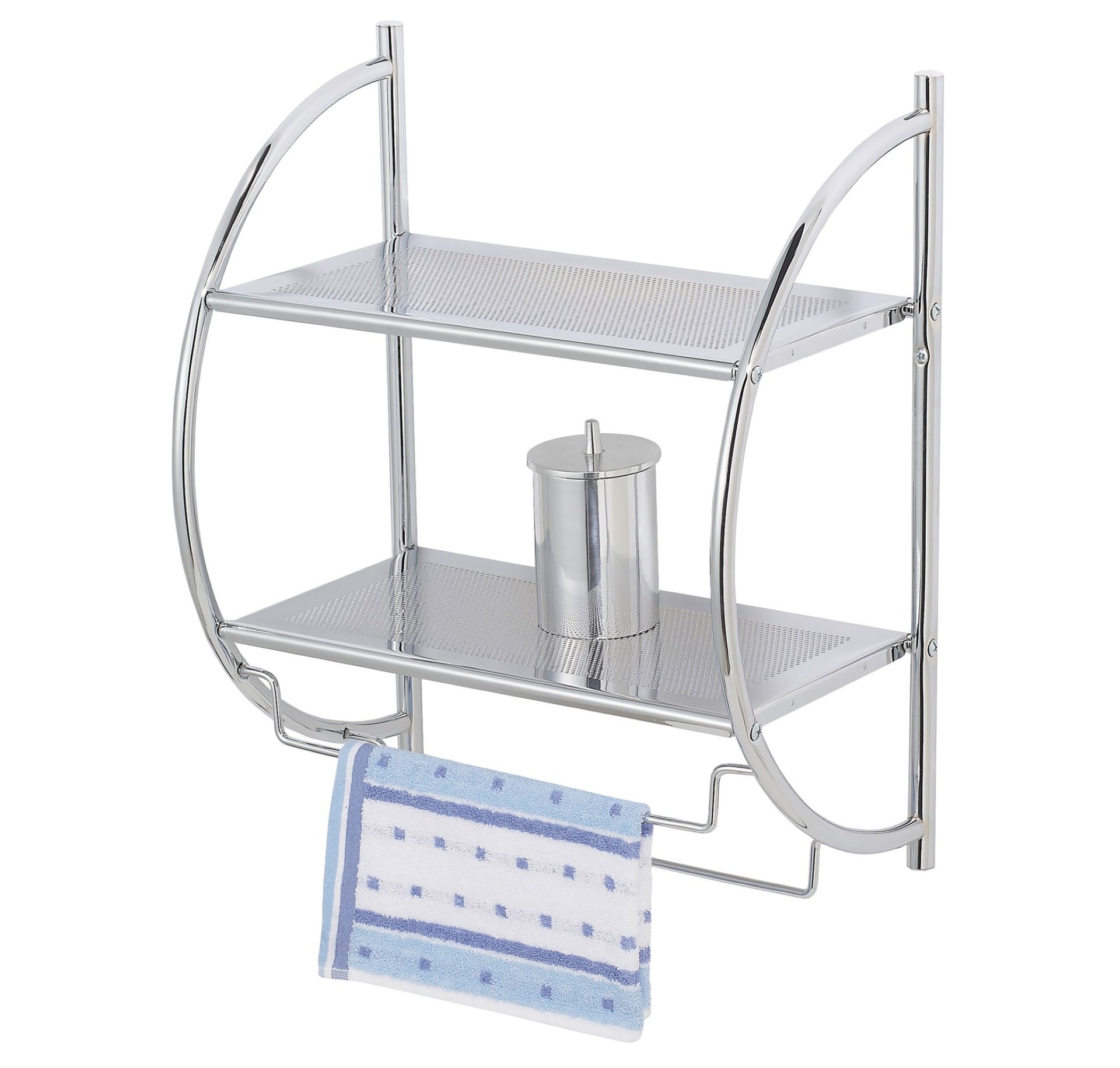 WENKO Exclusiv Wandregal mit 2 Ablagen