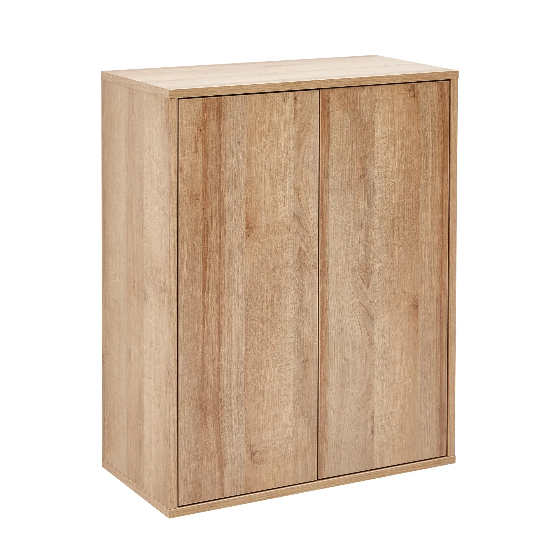 FACKELMANN FINN Doppel Midischrank 60 cm breit, Braun hell