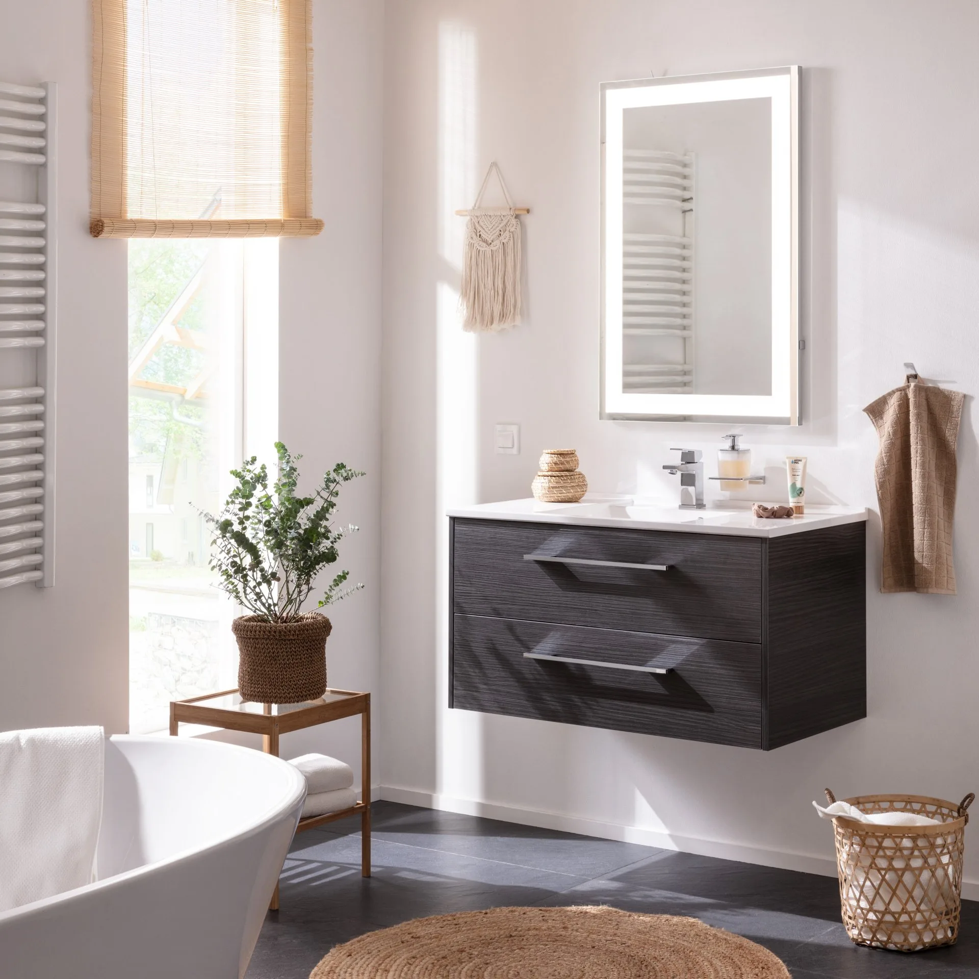 Lanzet P5 Spiegelelement 90 cm mit 3 Helligkeitsstufen