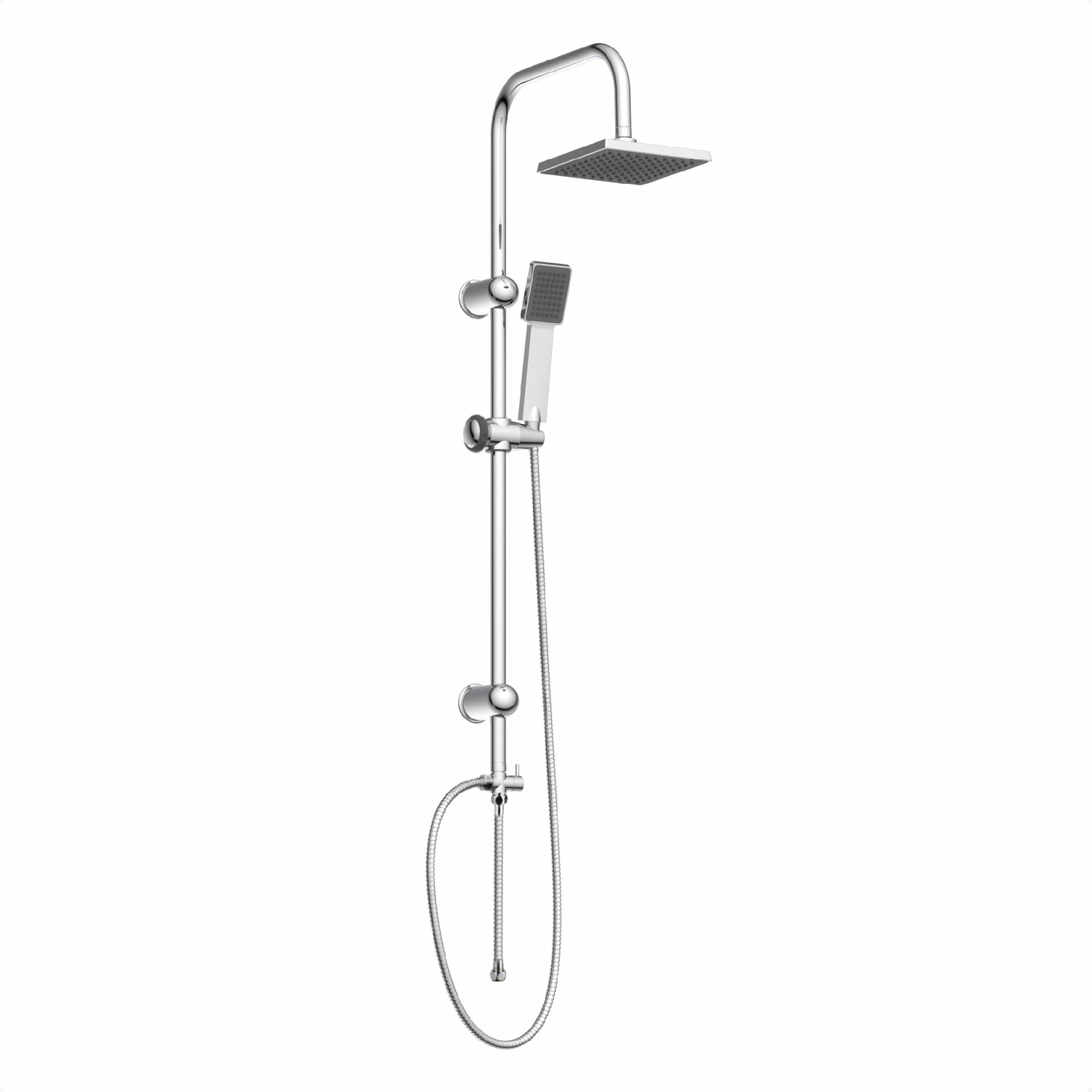 Eisl EASY ENERGY Überkopf-Brauseset, Chrom