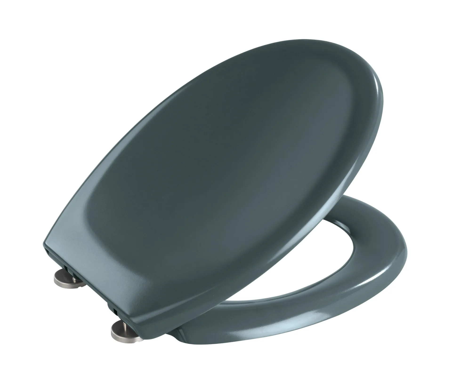 WENKO OTTANA WC-Sitz, Grau, mit Absenkautomatik