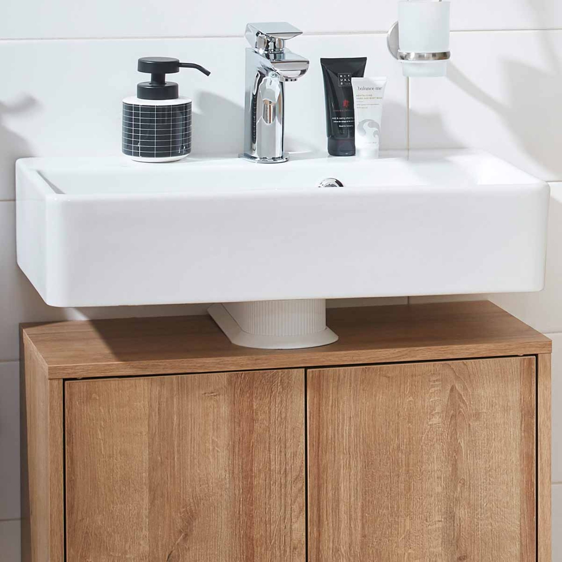 Fackelmann Siphonverkleidung Weiß