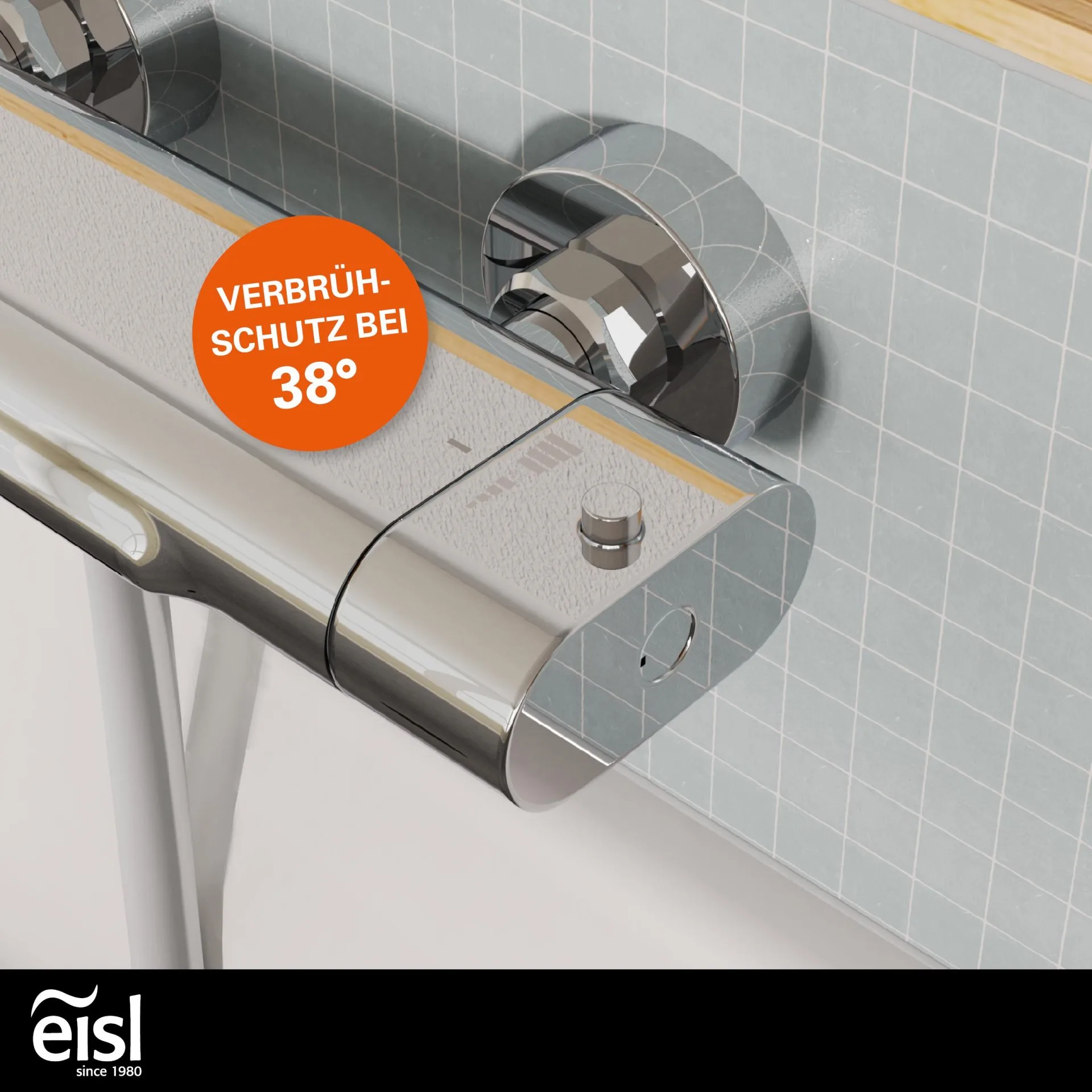 EISL CARNEO Badewannenarmatur, Chrom, mit Schwallauslauf