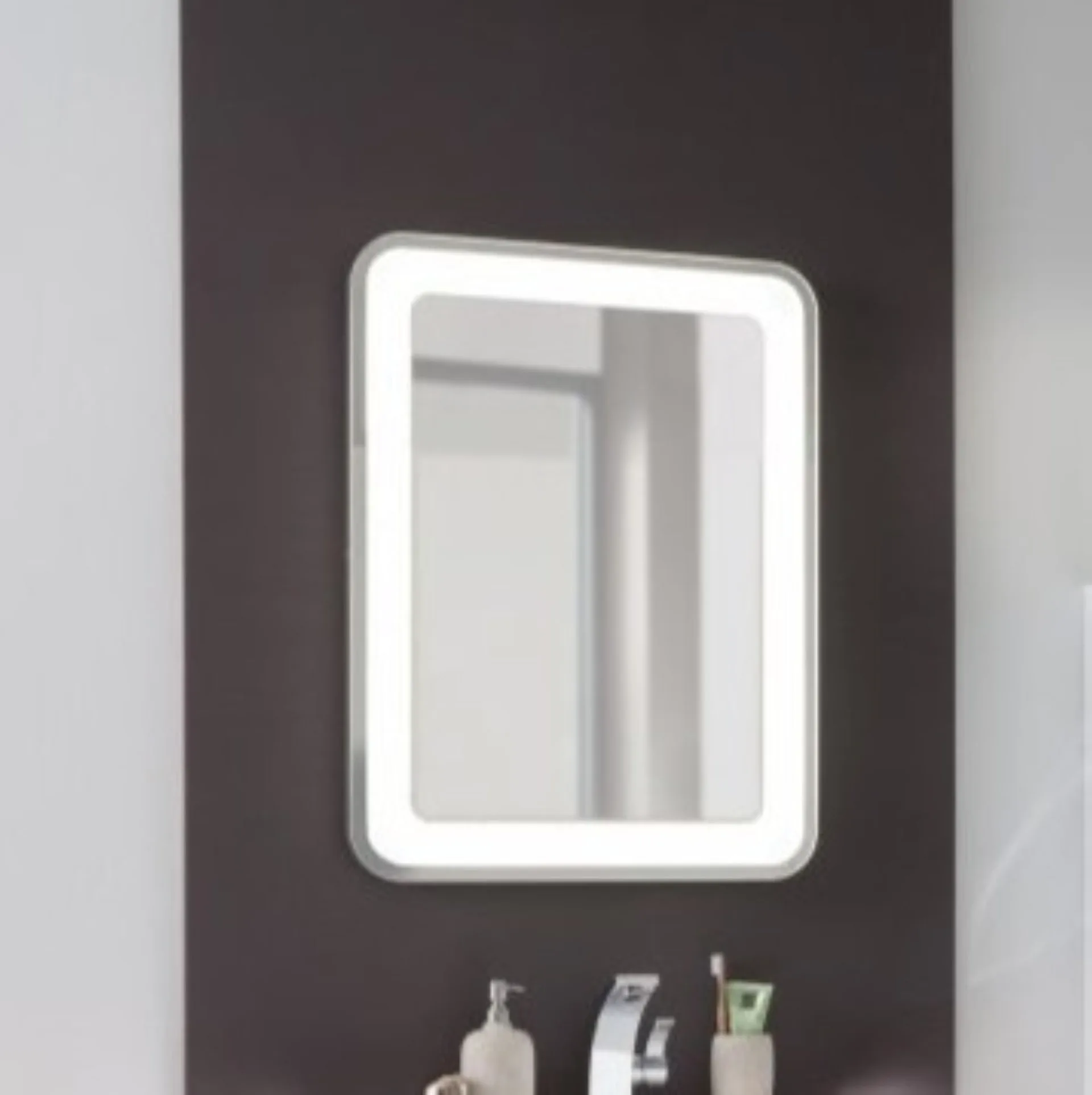 Lanzet M9 Spiegelelement 80 cm mit 3 Helligkeitsstufen
