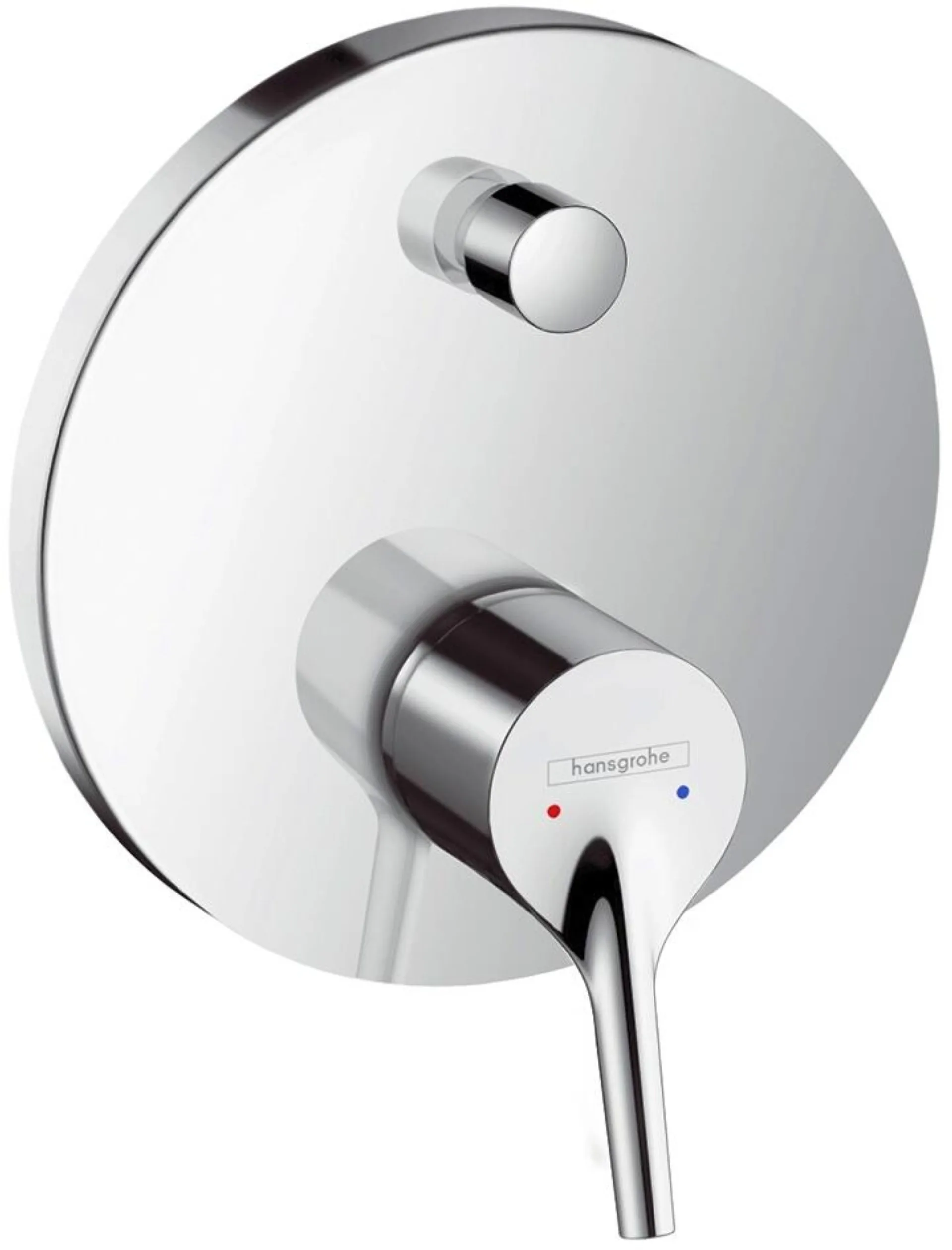 HANSGROHE TALIS S Badewannenarmatur, Chrom, Unterputz, rund, mit Sicherkungskombination