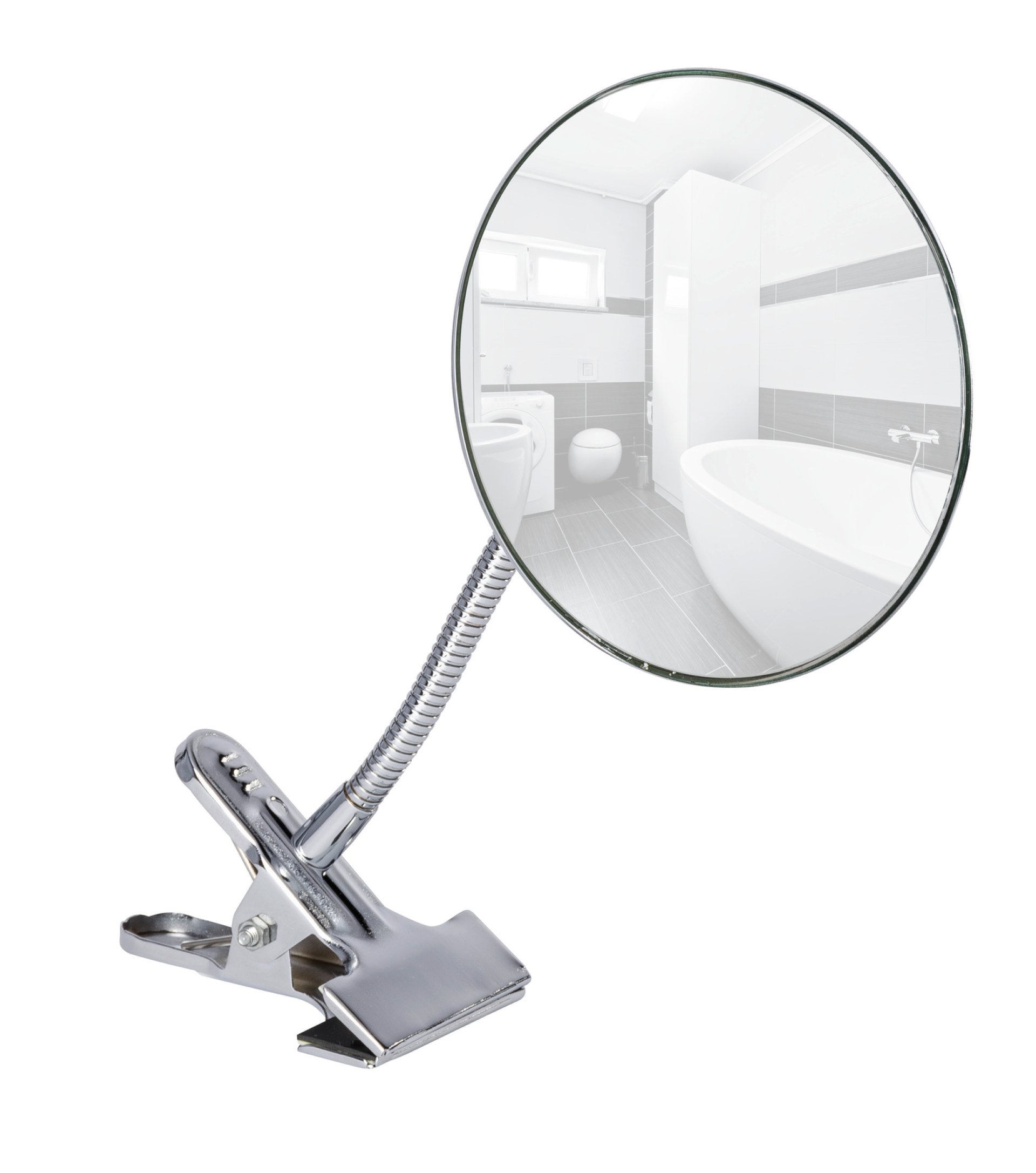 WENKO Kosmetikspiegel, Silber, 5-fach Vergrößerung