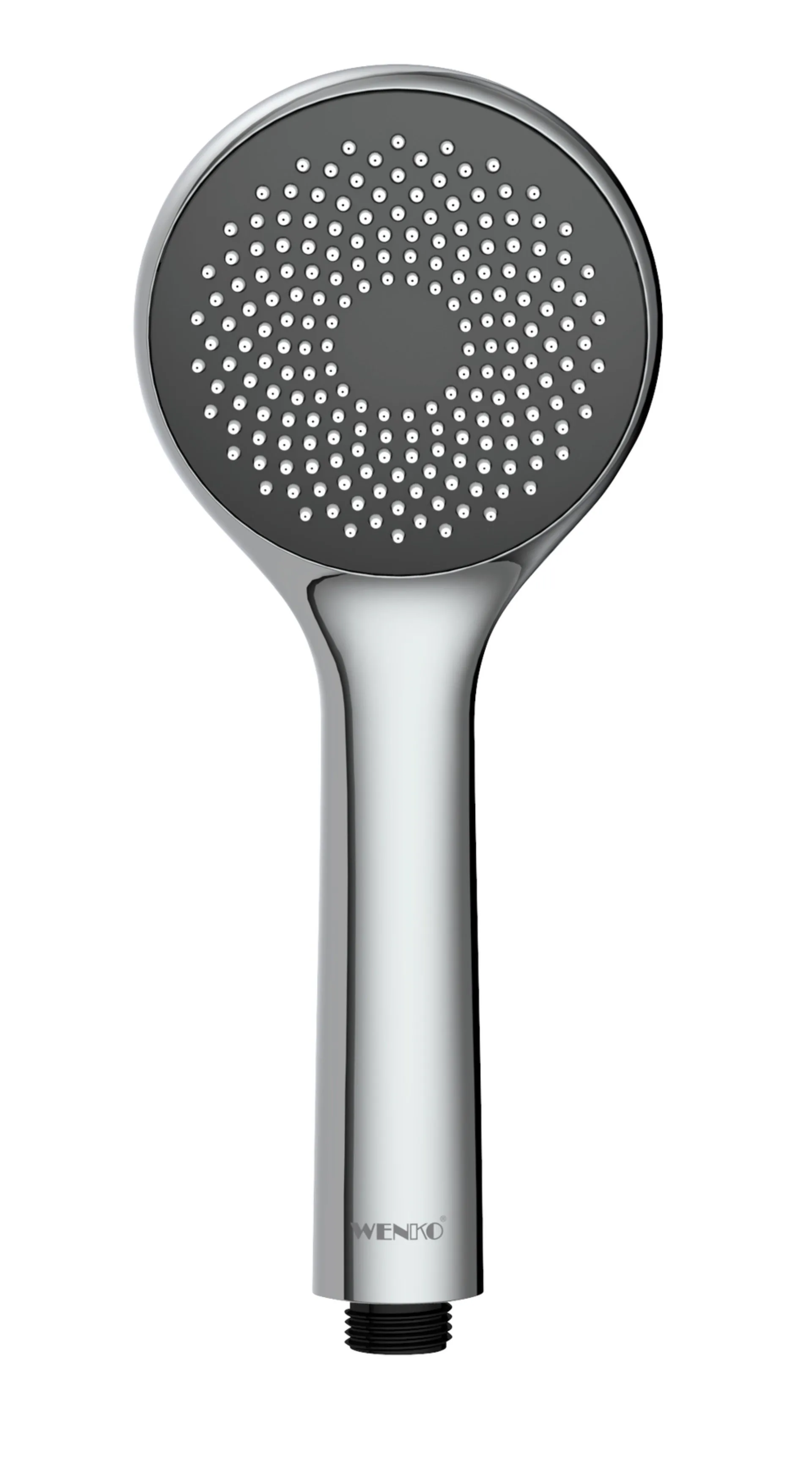 WENKO Duschkopf Ø 9,6 cm, Chrom, mit Wassersparsystem