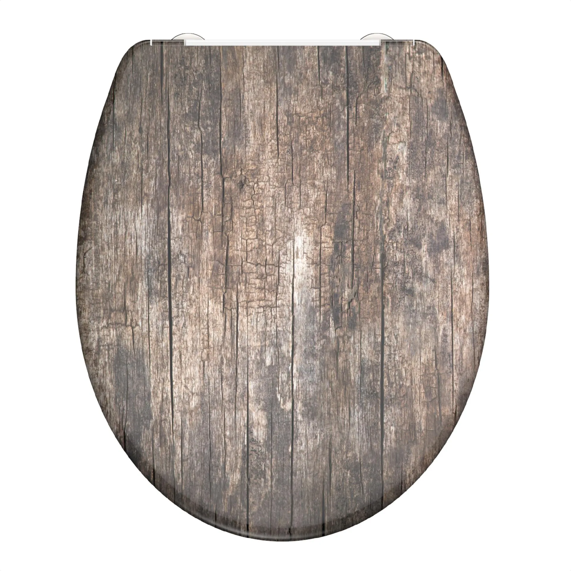 SCHÜTTE OLD WOOD WC-Sitz, Kunststoff, mit Absenkautomatik und Schnellverschluss