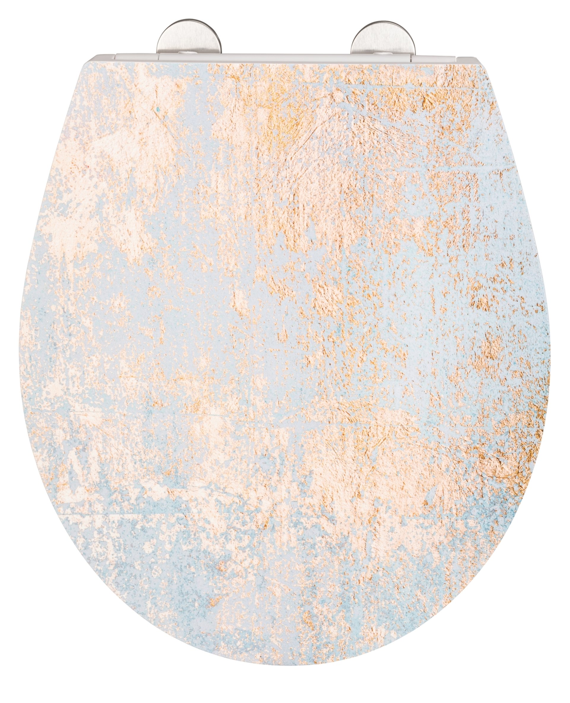WENKO AGATE WC-Sitz Gold, mit Absenkautomatik