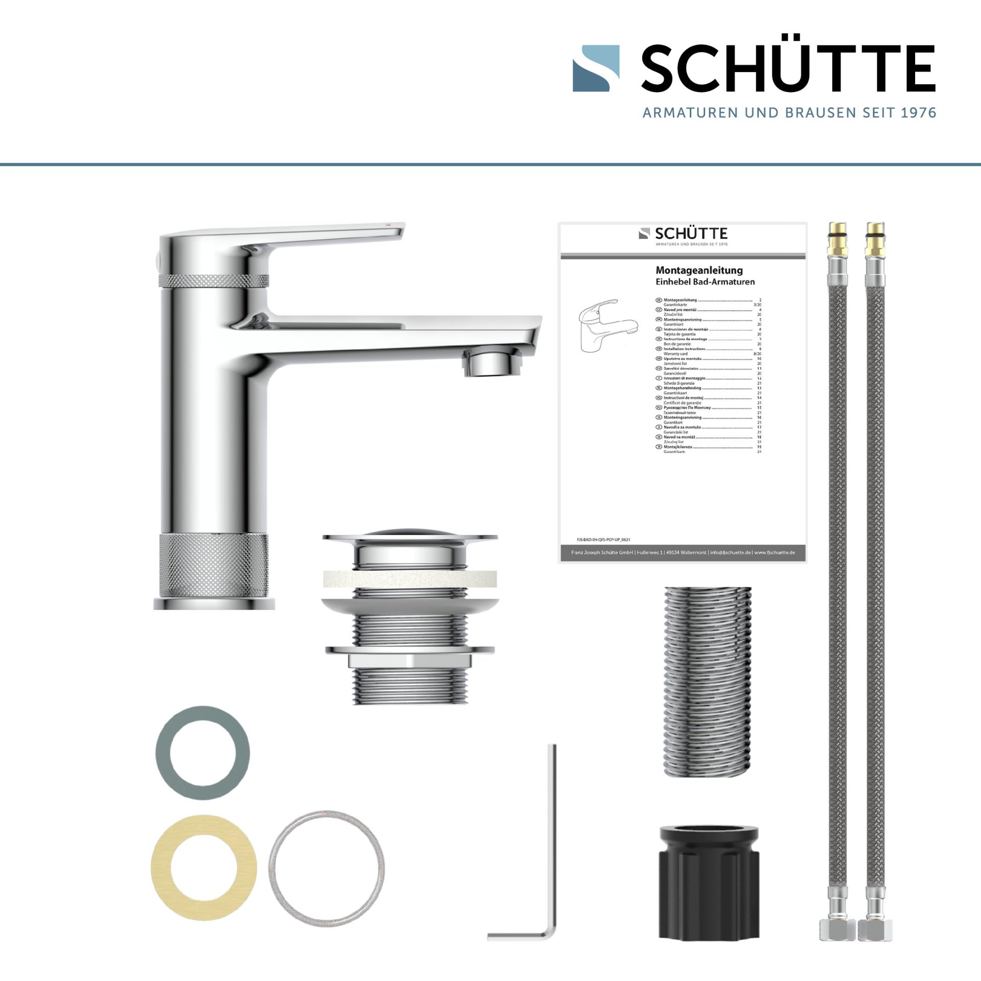 SCHÜTTE LIVERPOOL Waschtischarmatur, Chrom