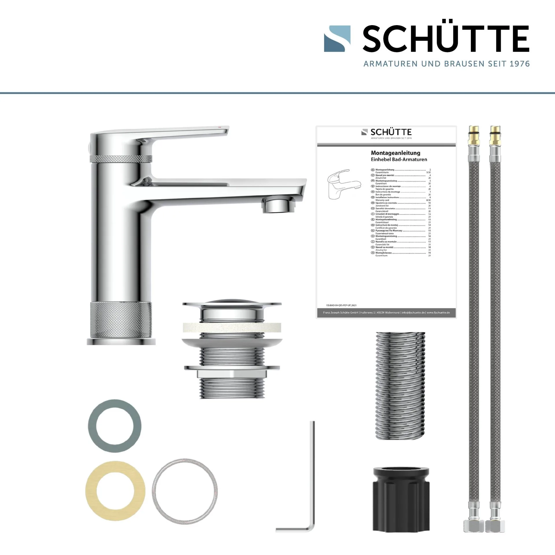 SCHÜTTE LIVERPOOL Waschtischarmatur, Chrom