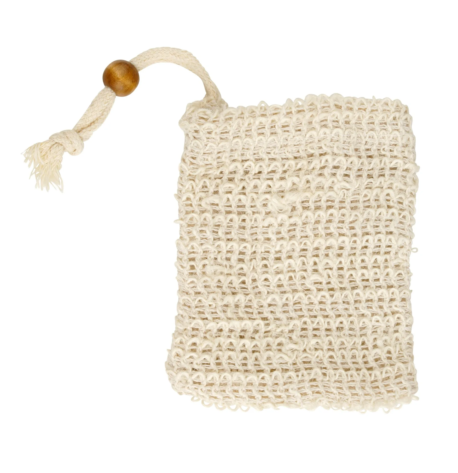 FACKELMANN Seifensäckchen, Beige, 2er Set, Sisal