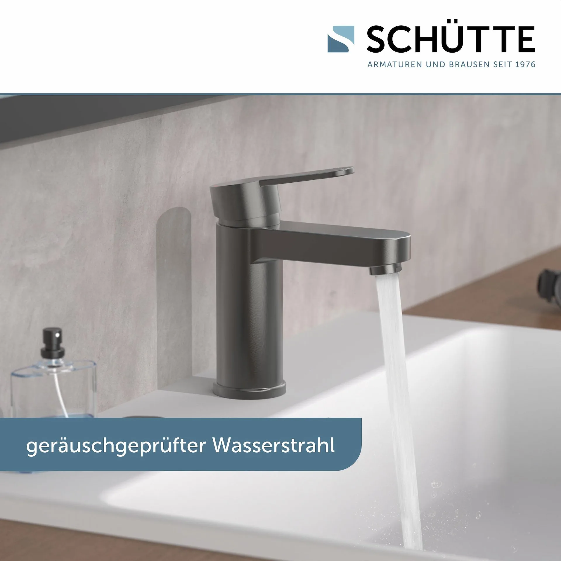 Schütte ELEPHANT Waschtischarmatur, Graphit matt