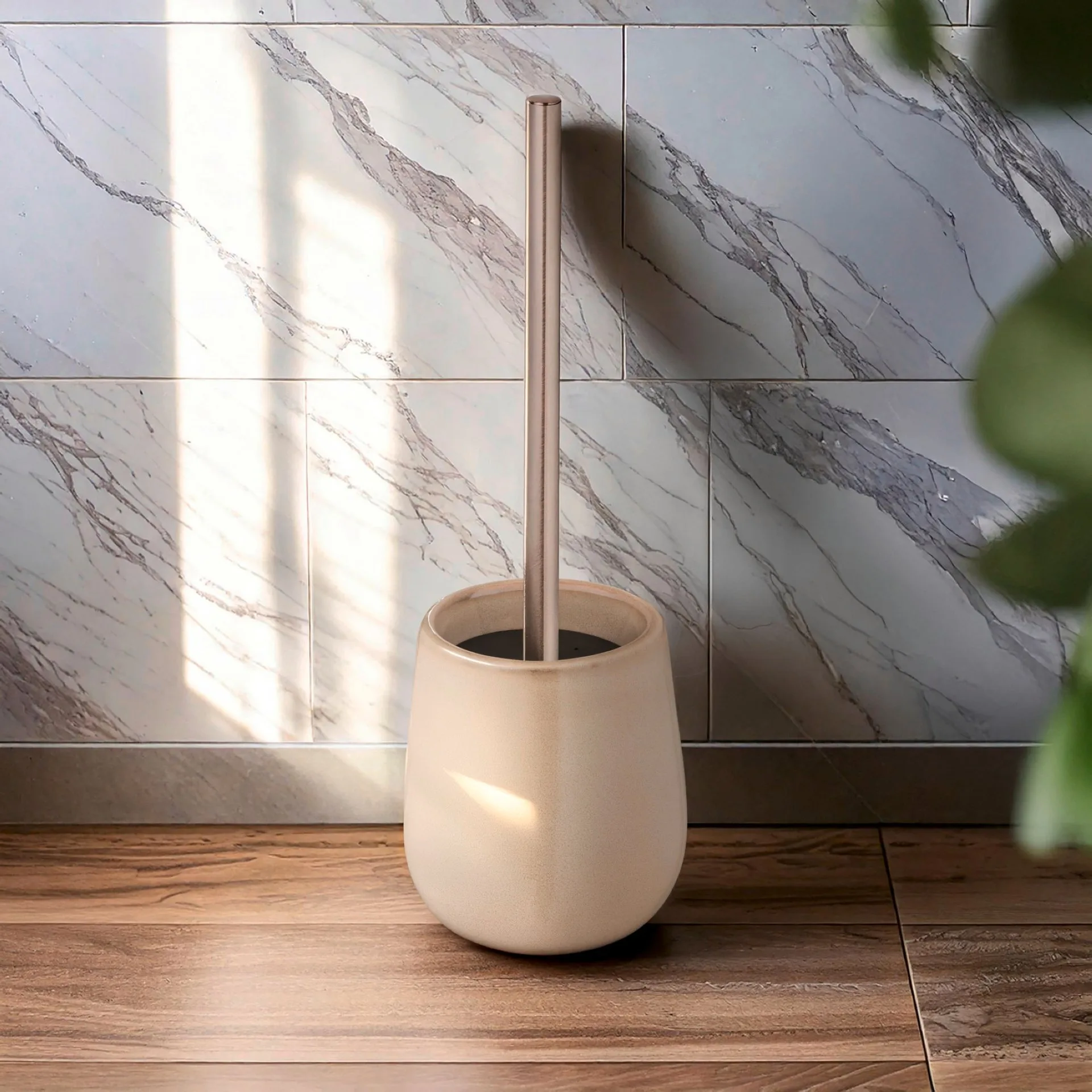 WENKO SIRMIONE WC-Garnitur, Beige, Keramik