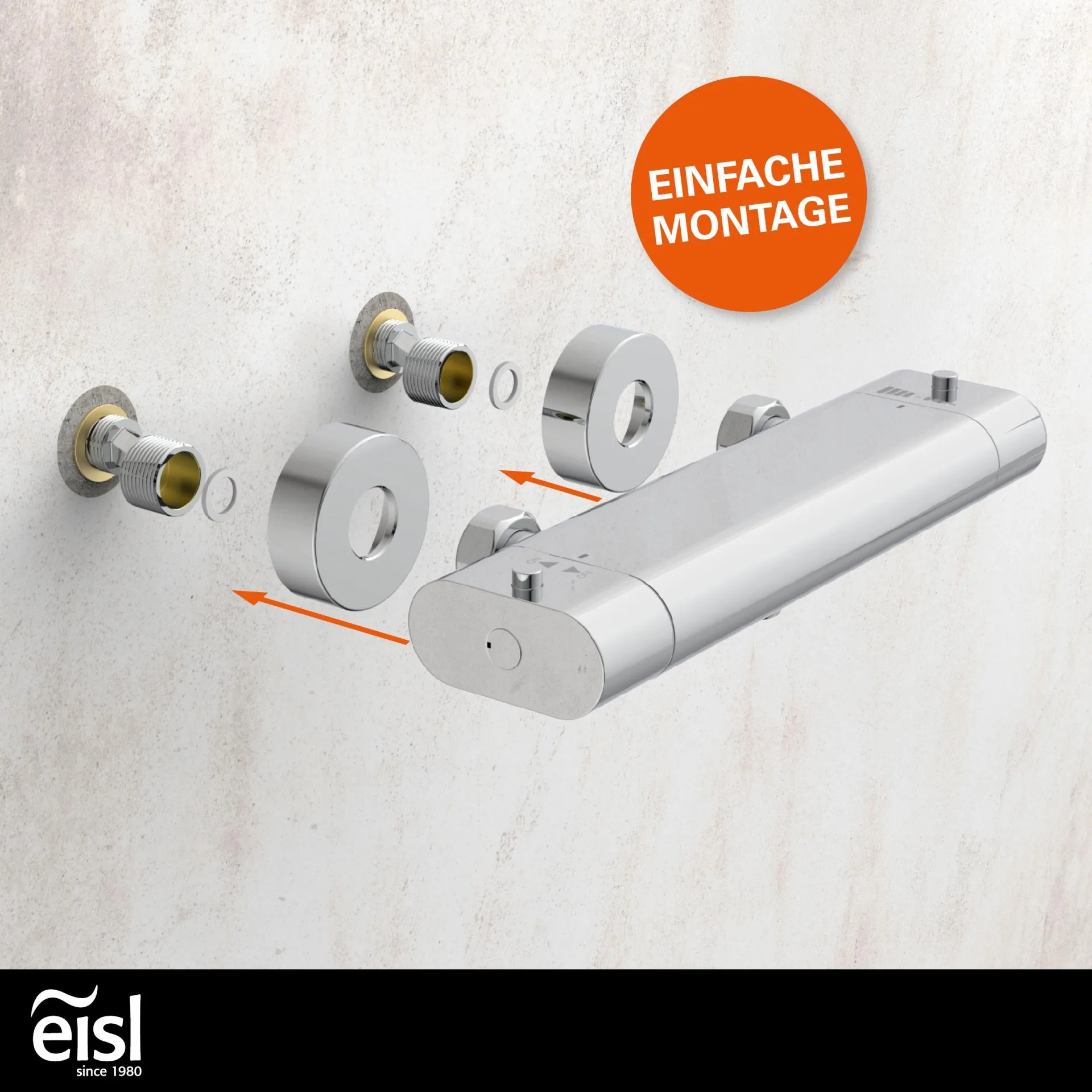 EISL CARNEO Duschthermostat, Chrom