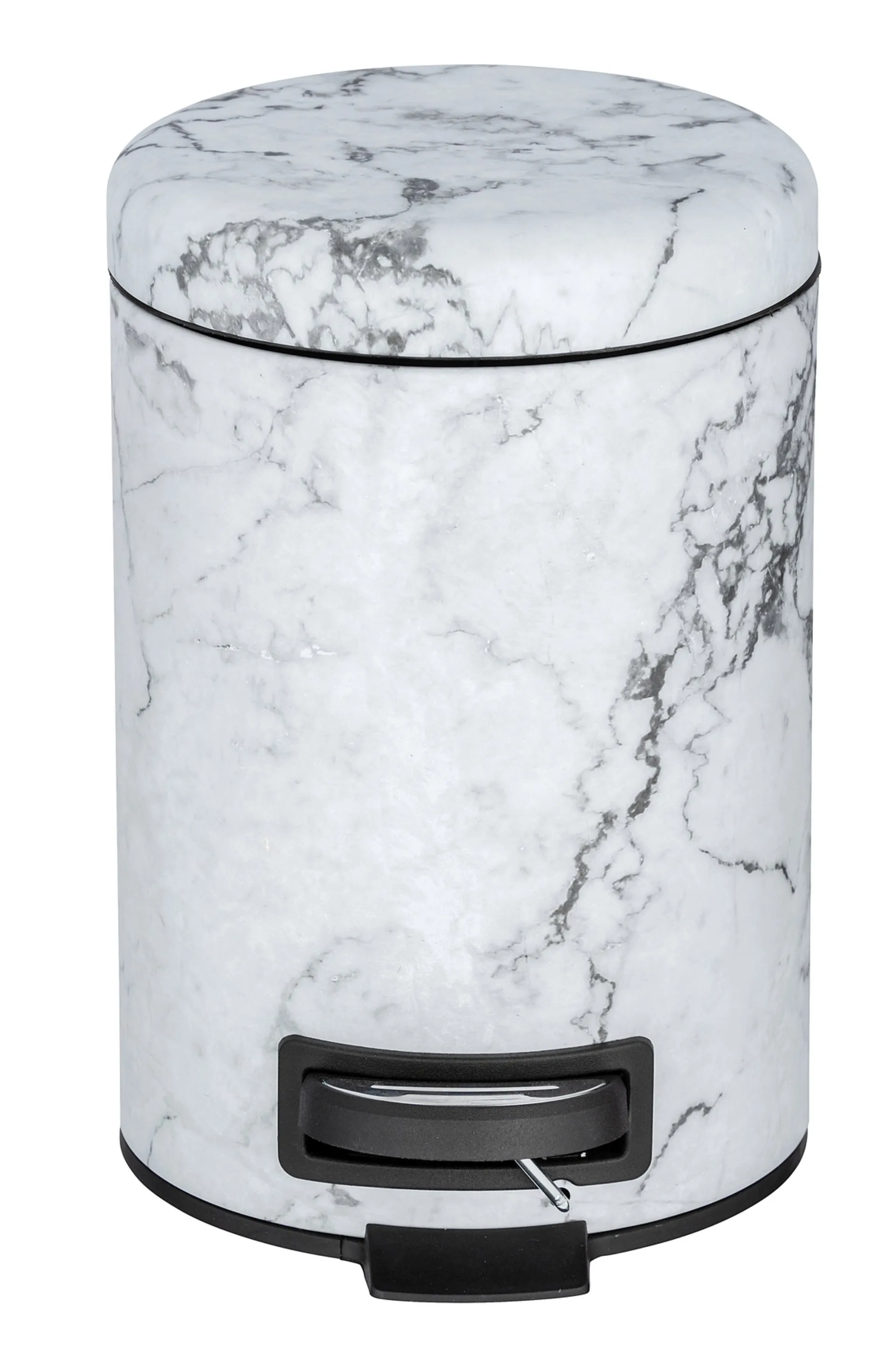 WENKO ONYX Kosmetikeimer 3 Liter, Marmor