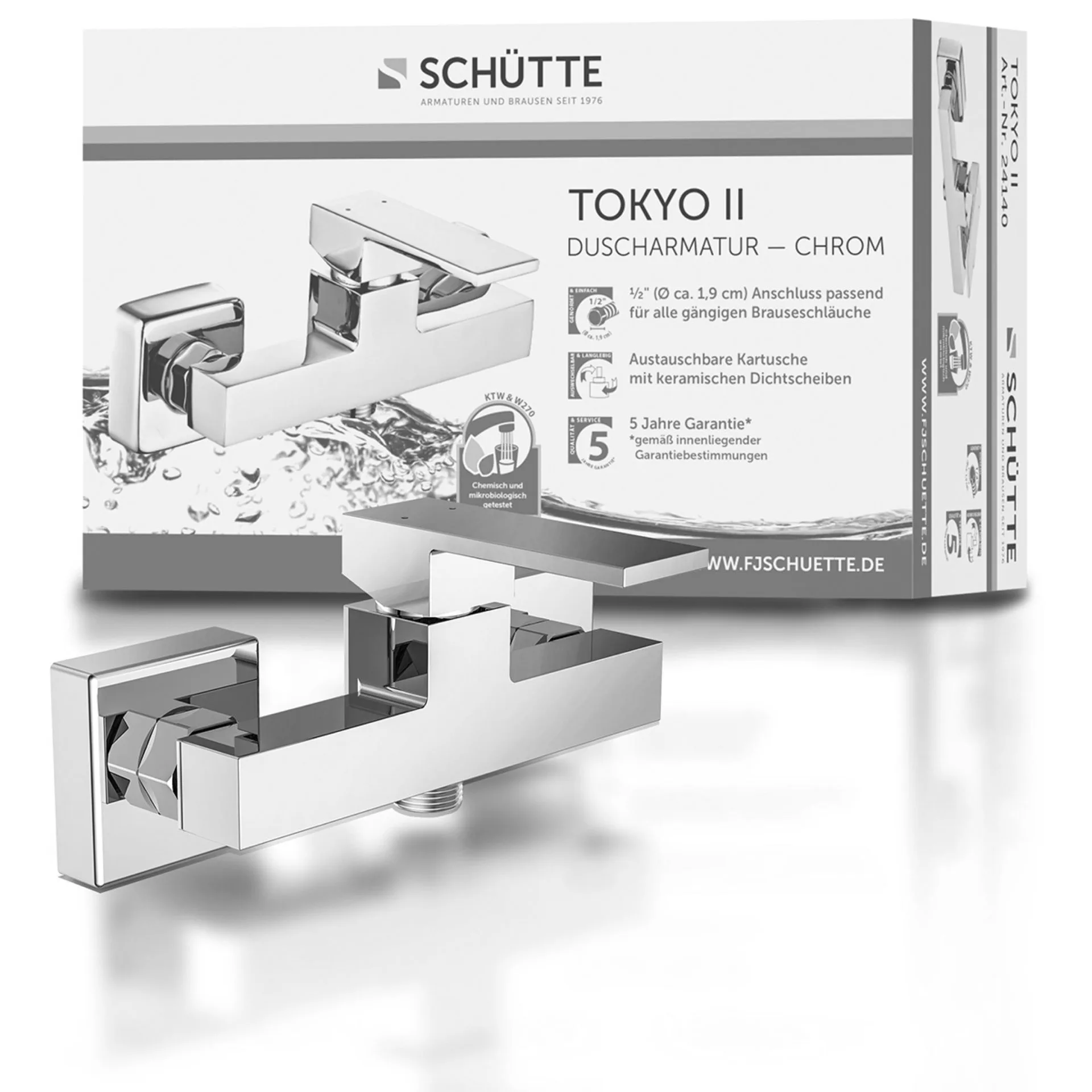 Schütte TOKYO II Duscharmatur, Chrom