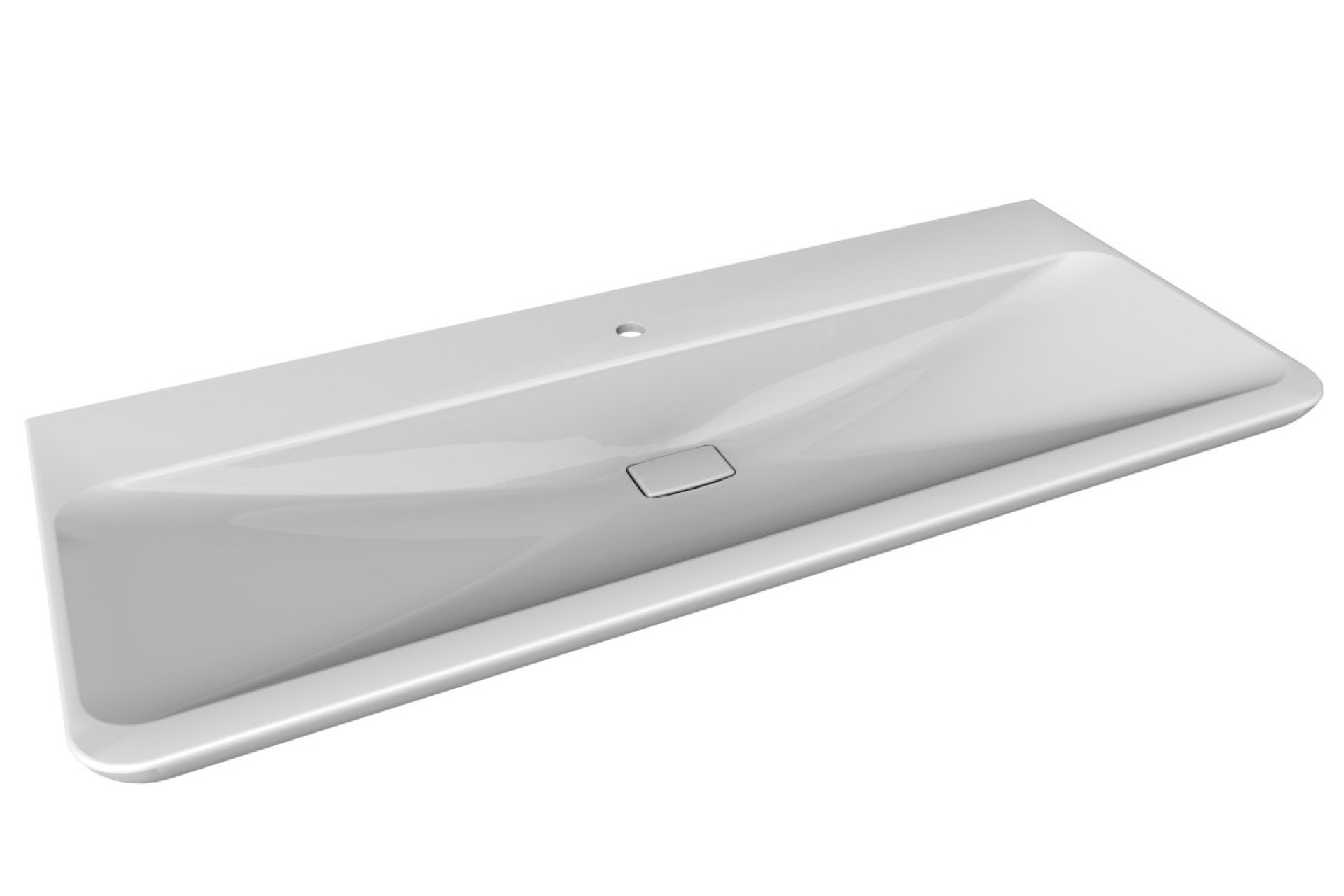 Lanzet M9 Waschbecken inkl. LED-Band 127 cm, 1 Hahnloch