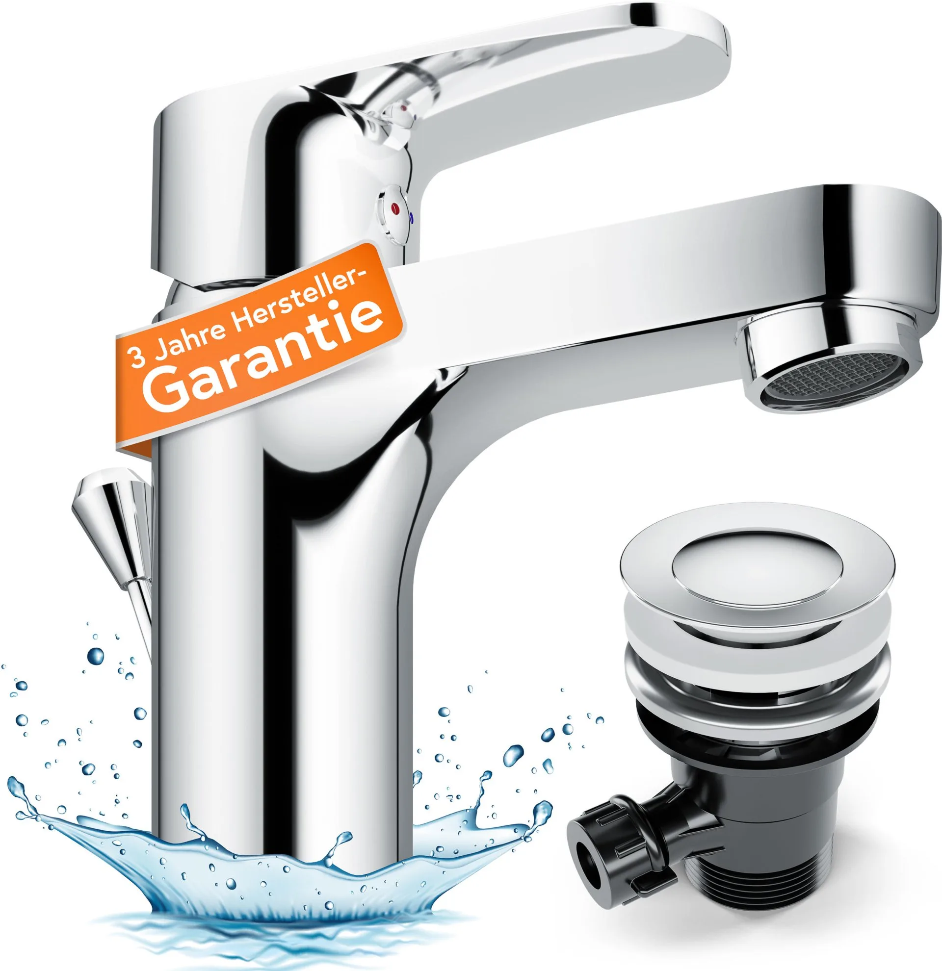 EISL CLAUDIO Waschtischarmatur, Chrom