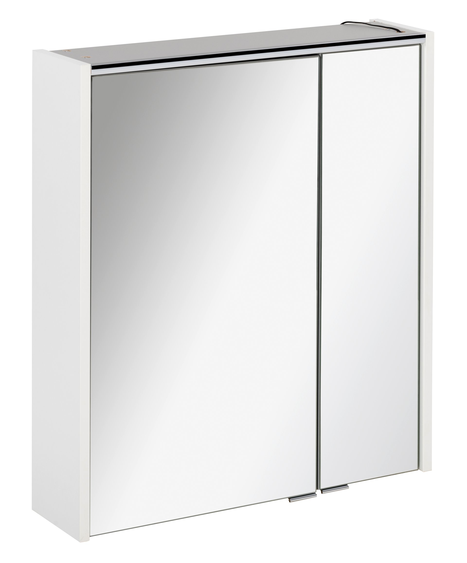 FACKELMNN LED Spiegelschrank 60 cm breit, Weiß