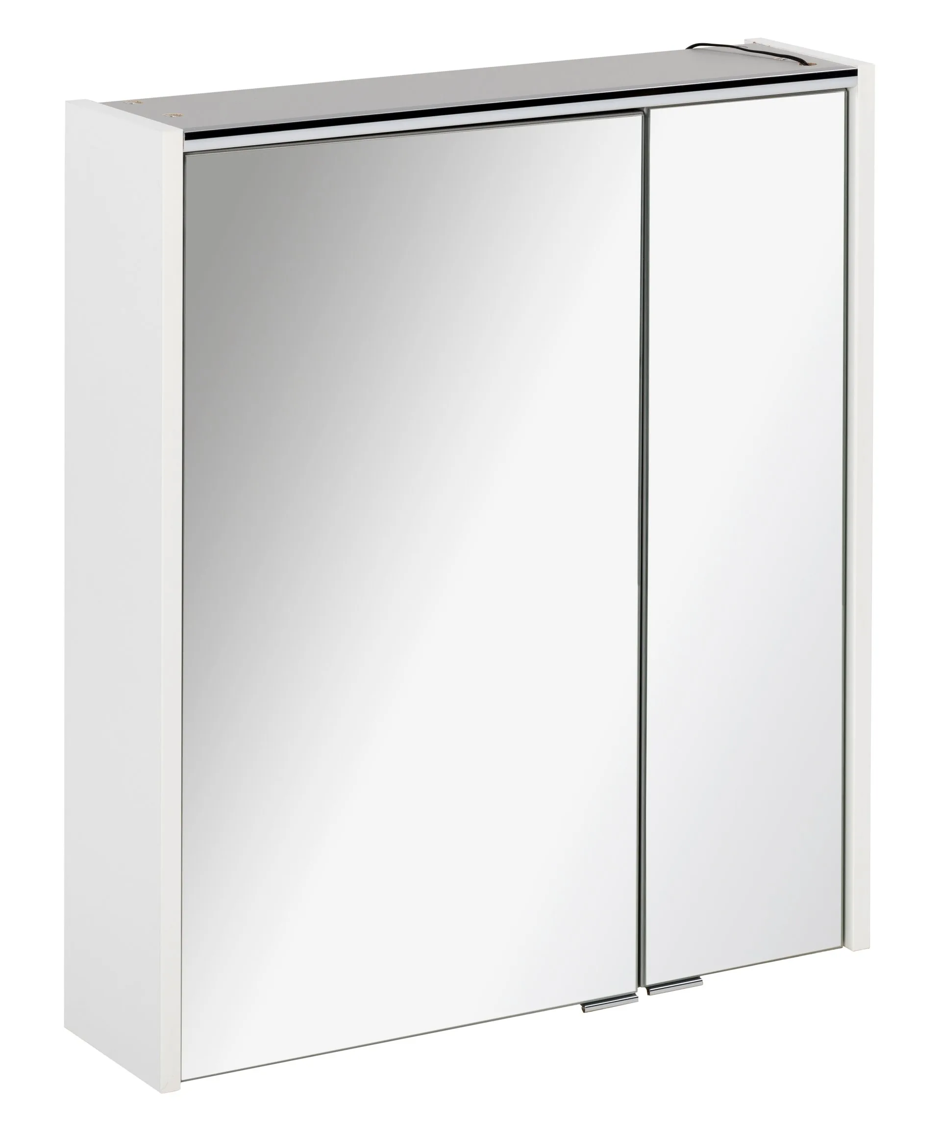 FACKELMNN LED Spiegelschrank 60 cm breit, Weiß
