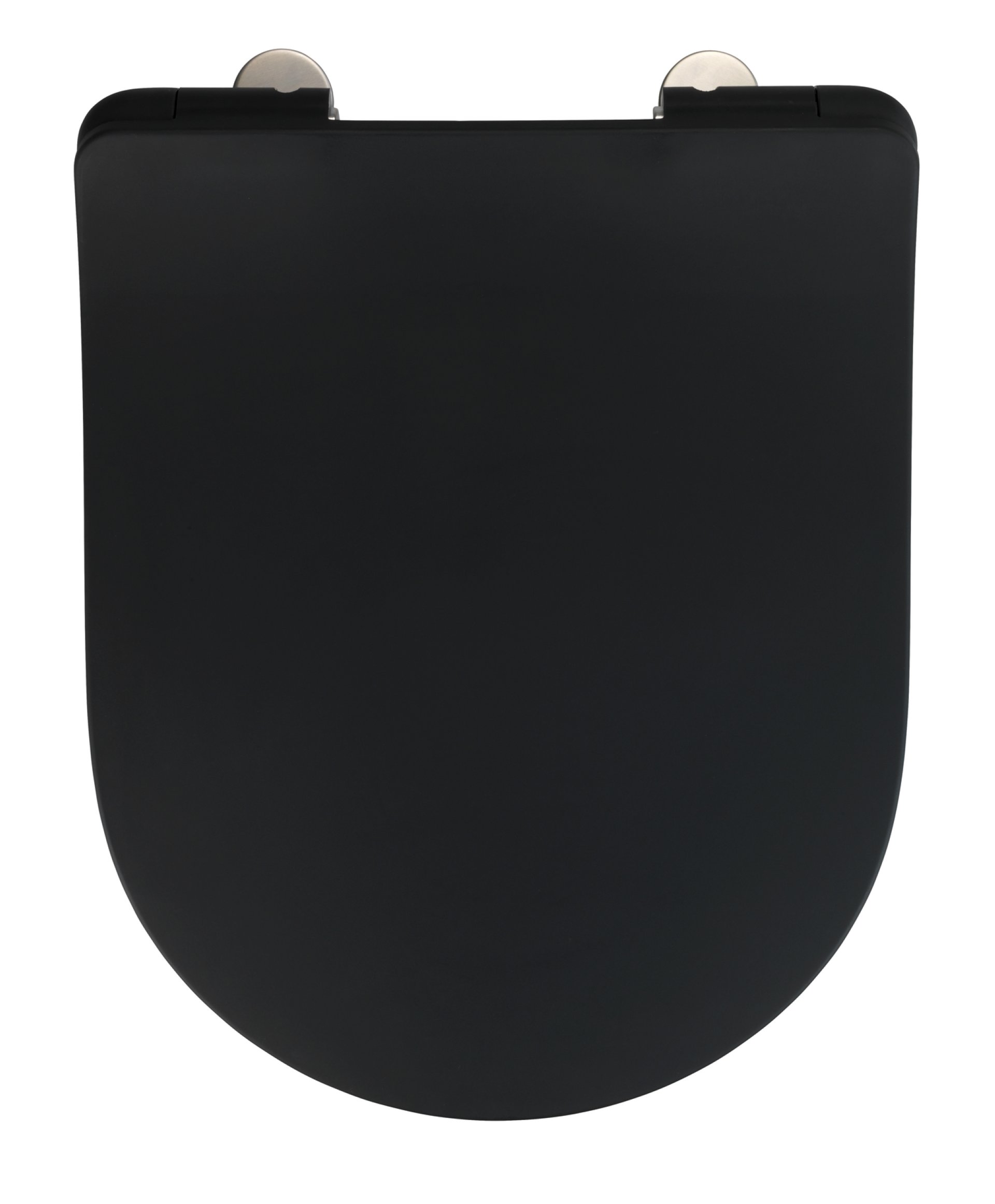 WENKO SEDILO WC-Sitz, Schwarz matt, Duroplast, mit Absenkautomatik