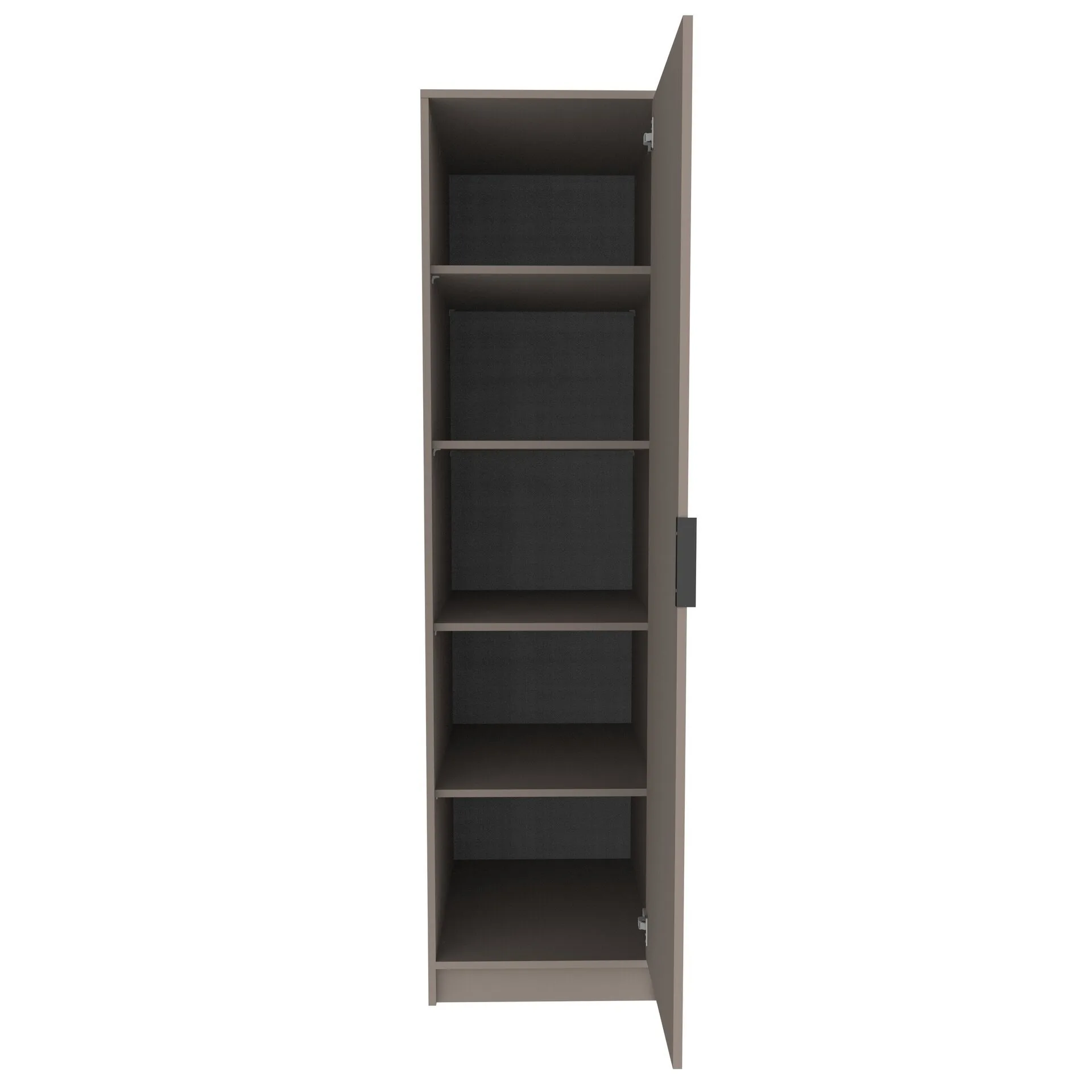 FACKELMANN Wäscheschrank 50 cm breit, für Wäschekörbe, Kaschmir, mit verstellbaren Füßen