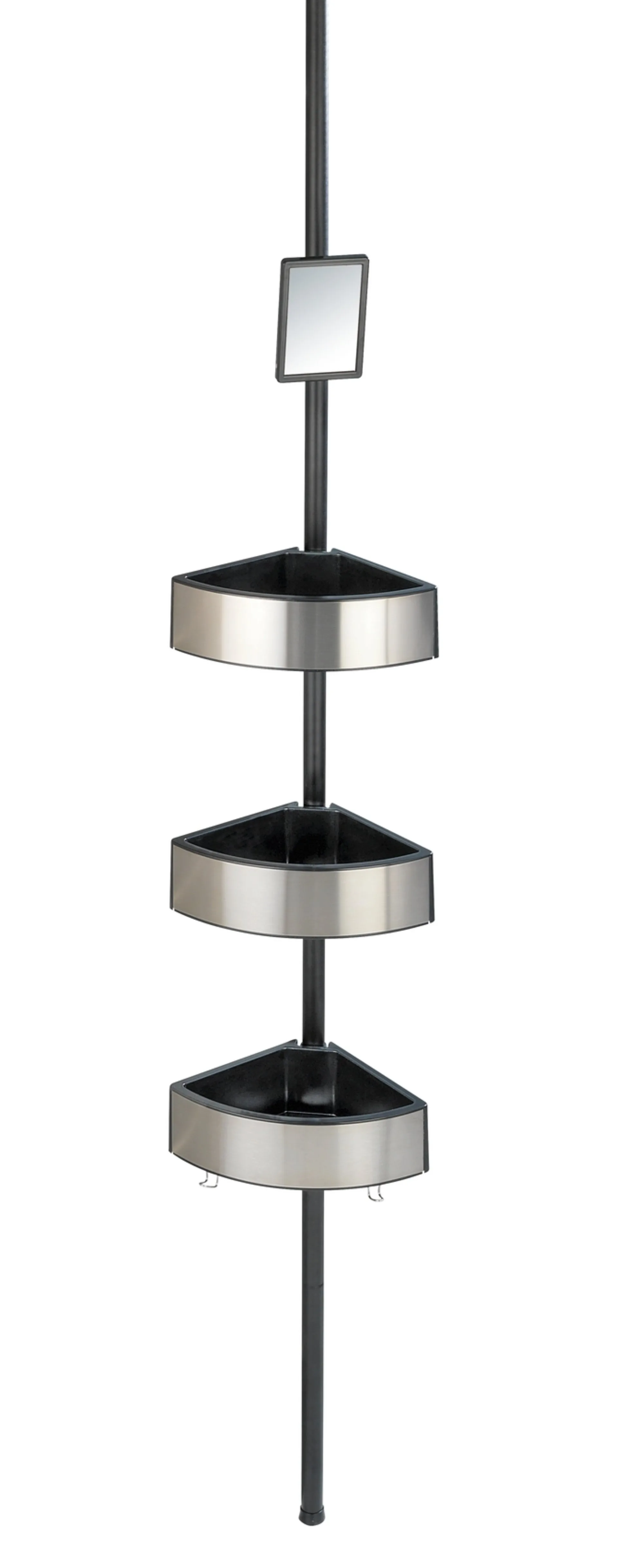 WENKO PREMIUM Dusch Eckablage, Schwarz