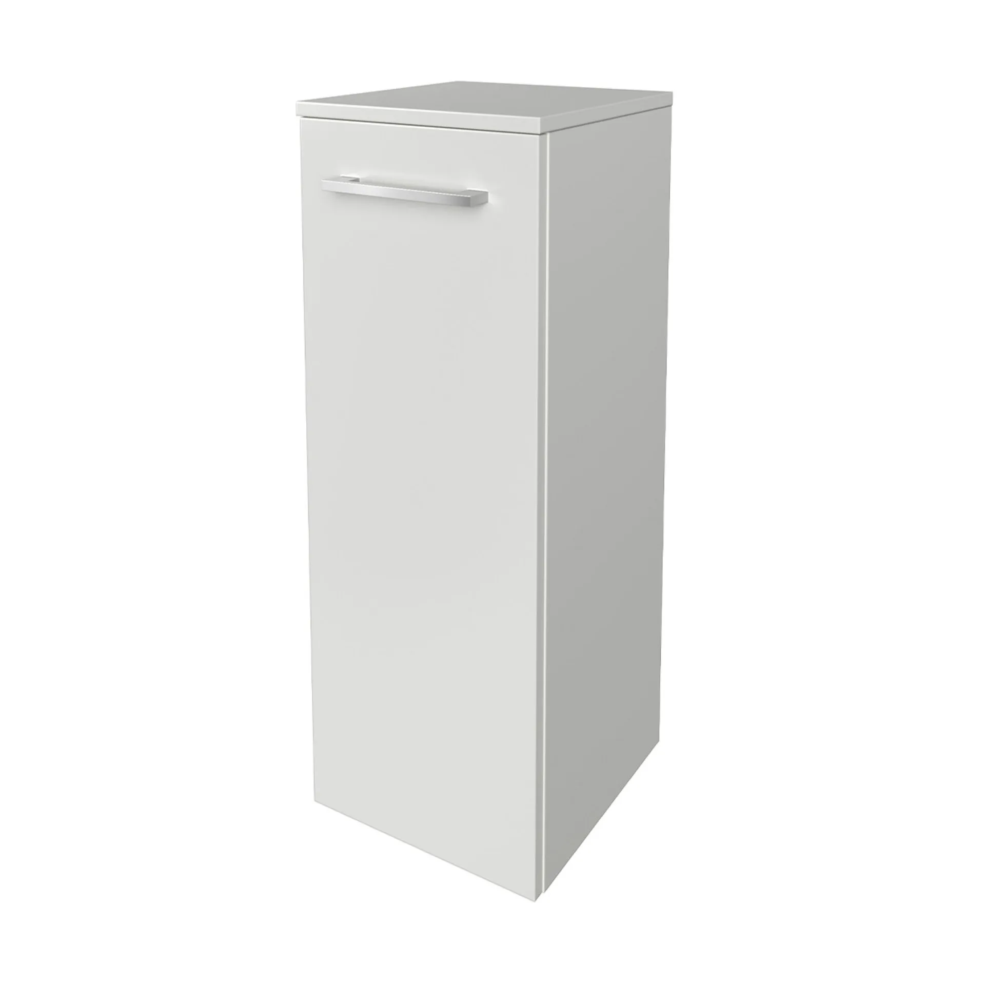 FACKELMANN B.STYLE Midischrank 30 cm breit, Weiß, Türanschlag links