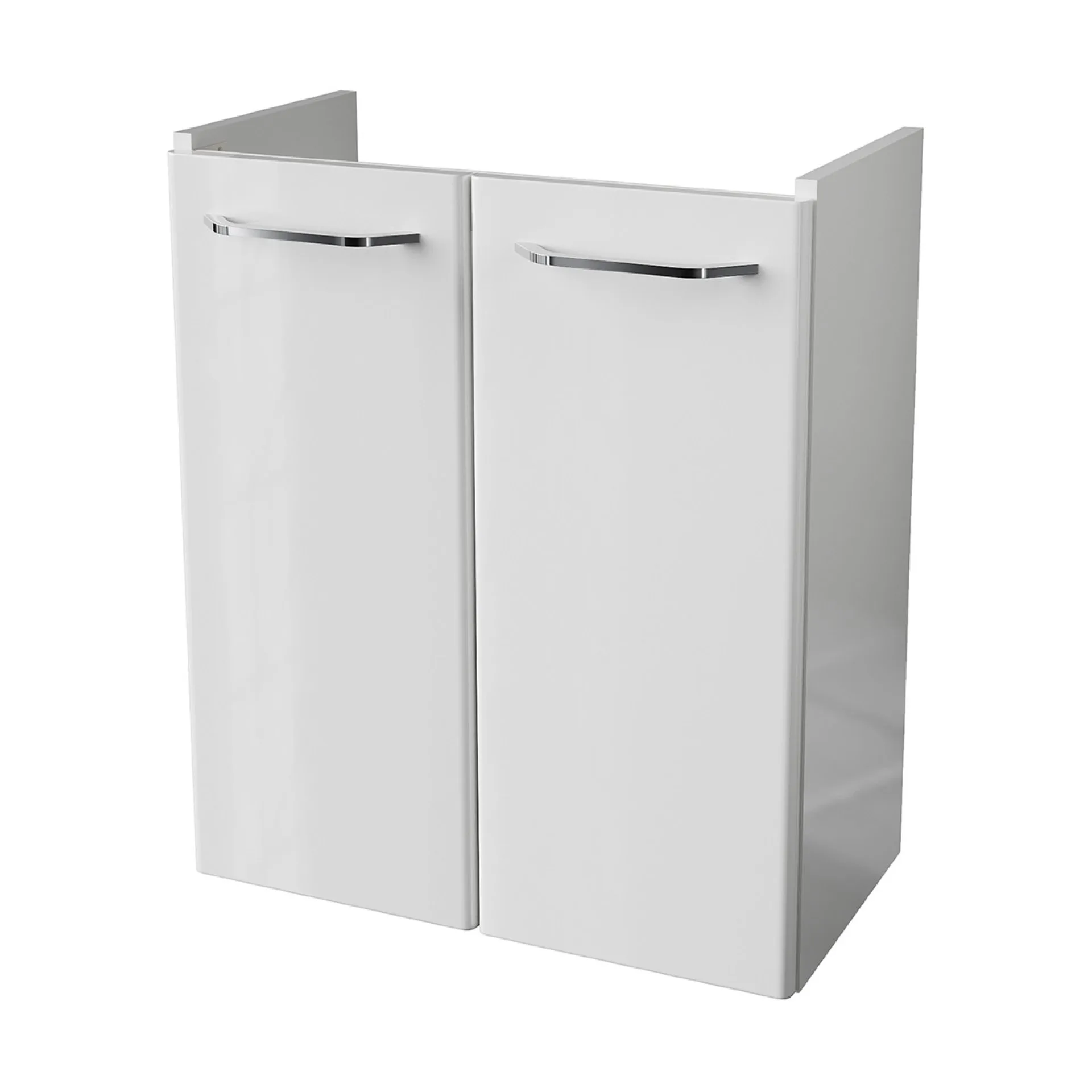 FACKELMANN MILANO Waschbeckenunterschrank Gäste WC 52 cm breit, Weiß