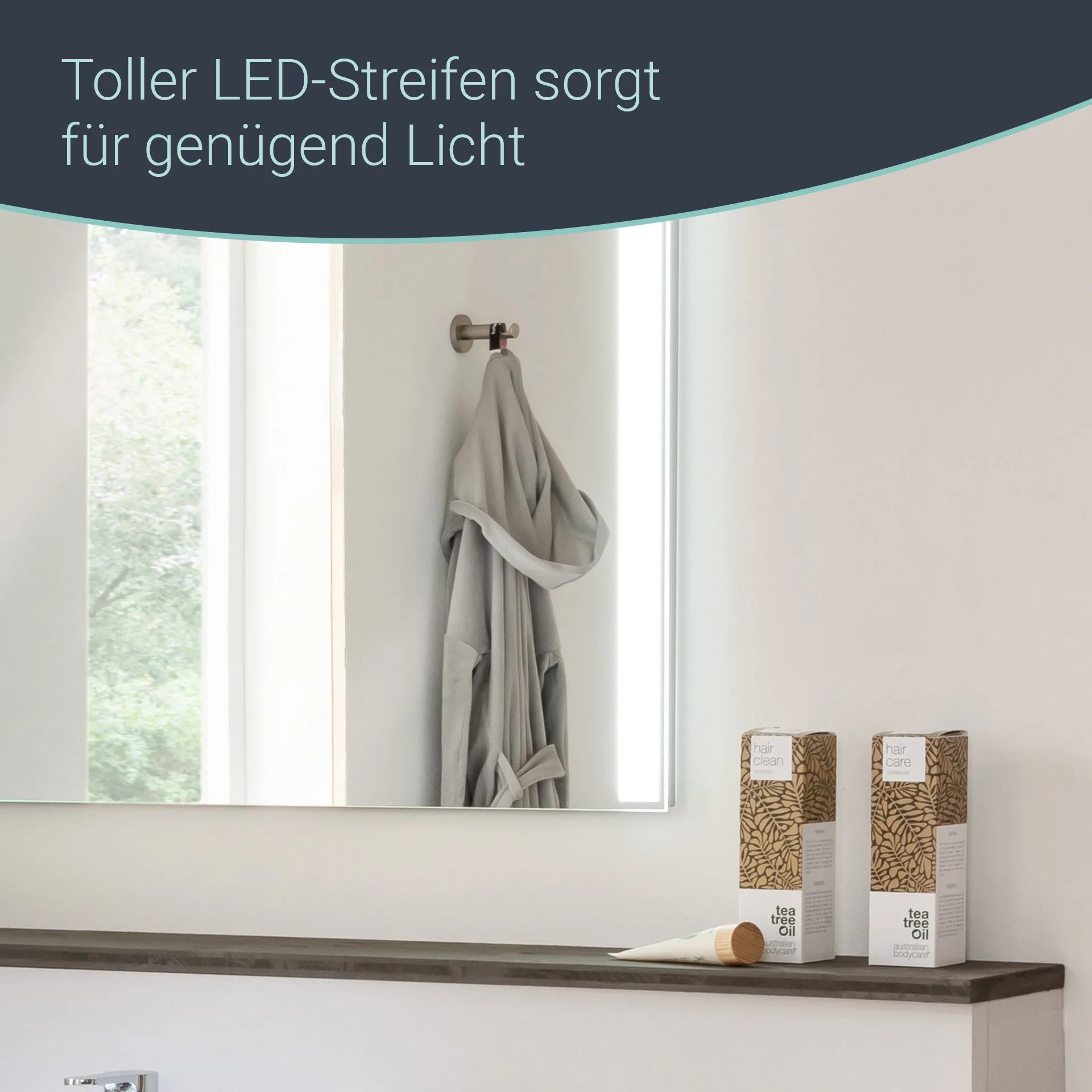 FACKELMANN B.BRILLANT LED Spiegel 40 cm breit