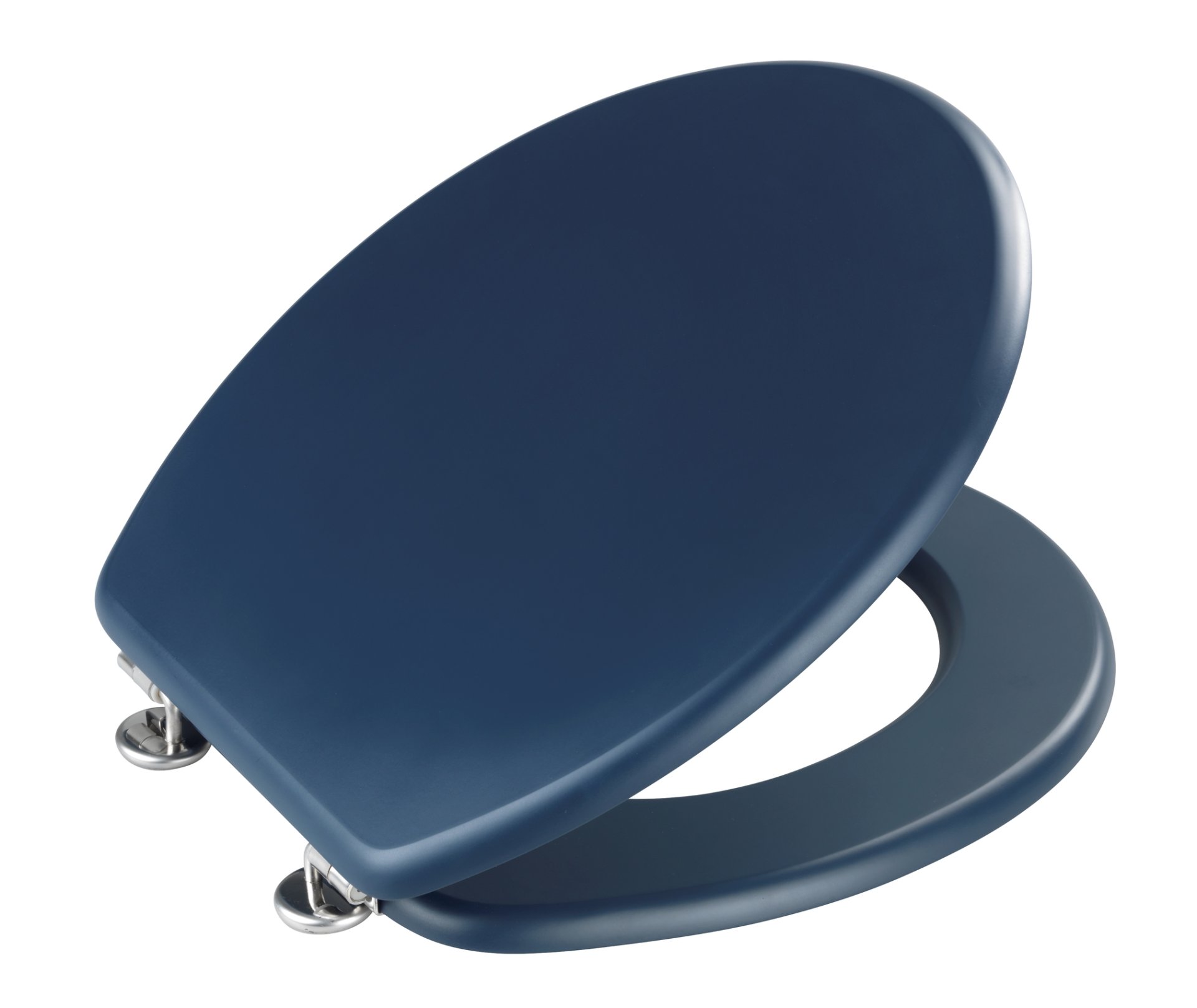 WENKO PRIMA WC-Sitz, Blau, aus MDF