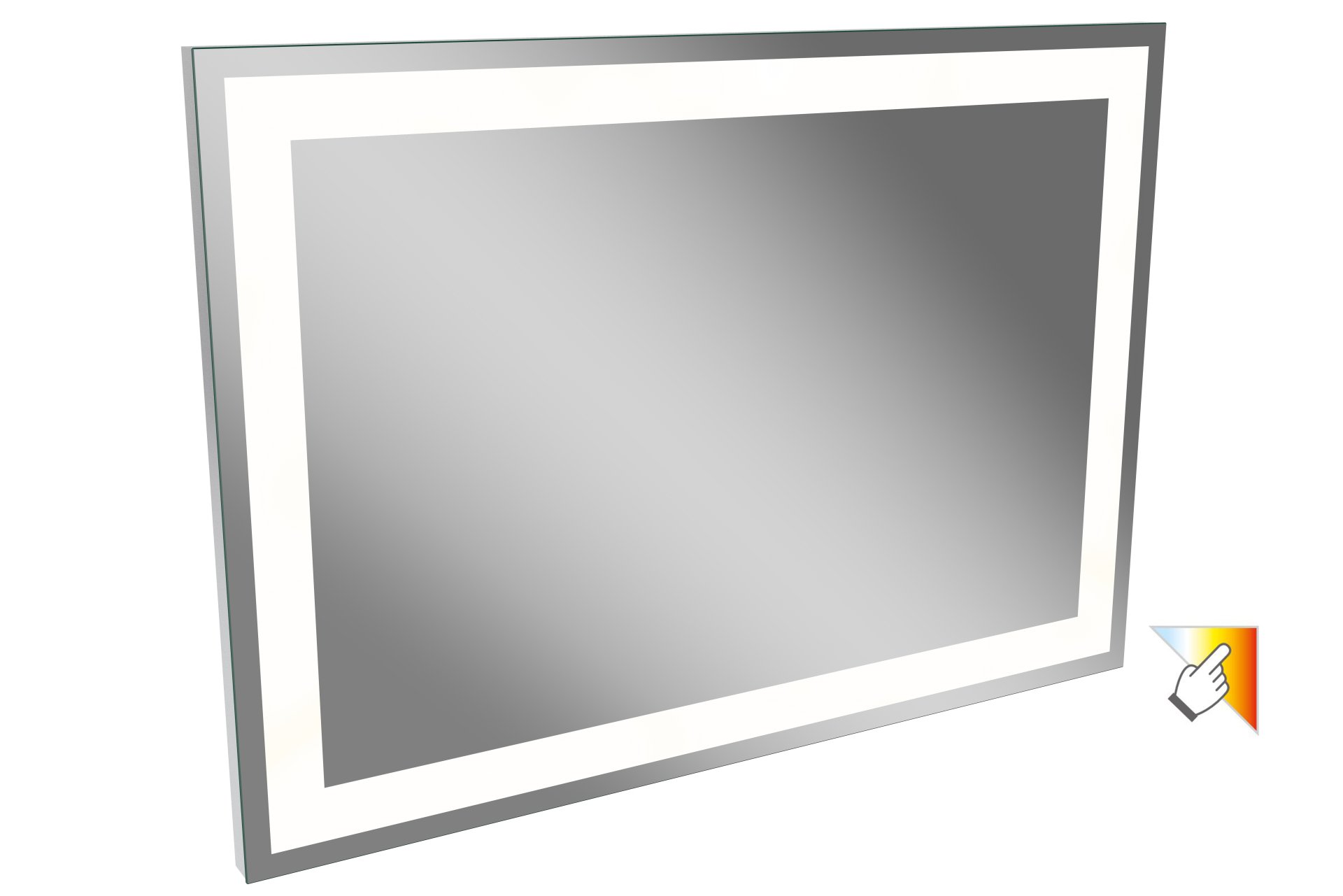 Lanzet P5 Spiegelelement 100 cm mit 3 Helligkeitsstufen