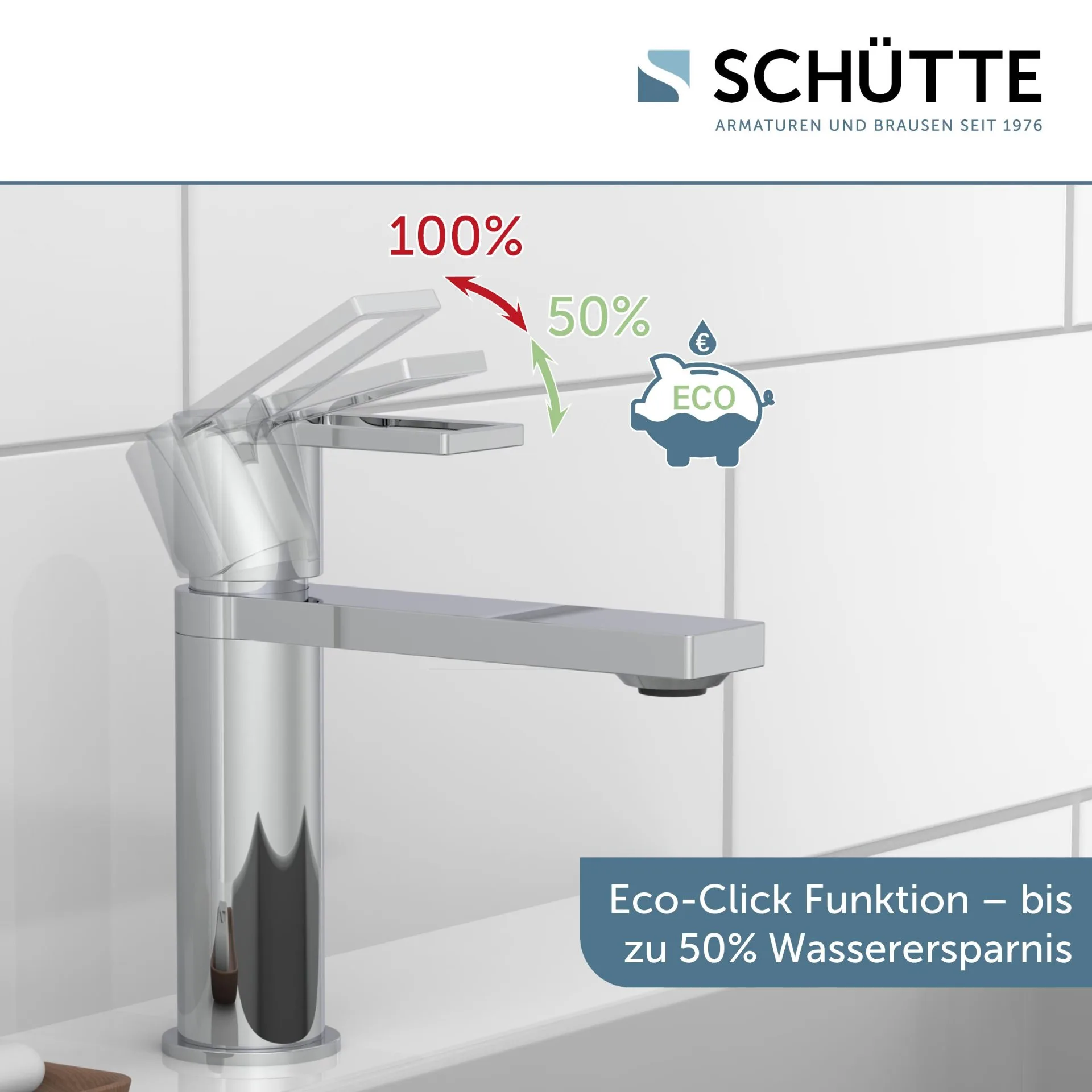 SCHÜTTE MANHATTAN Waschtischarmatur, Chrom