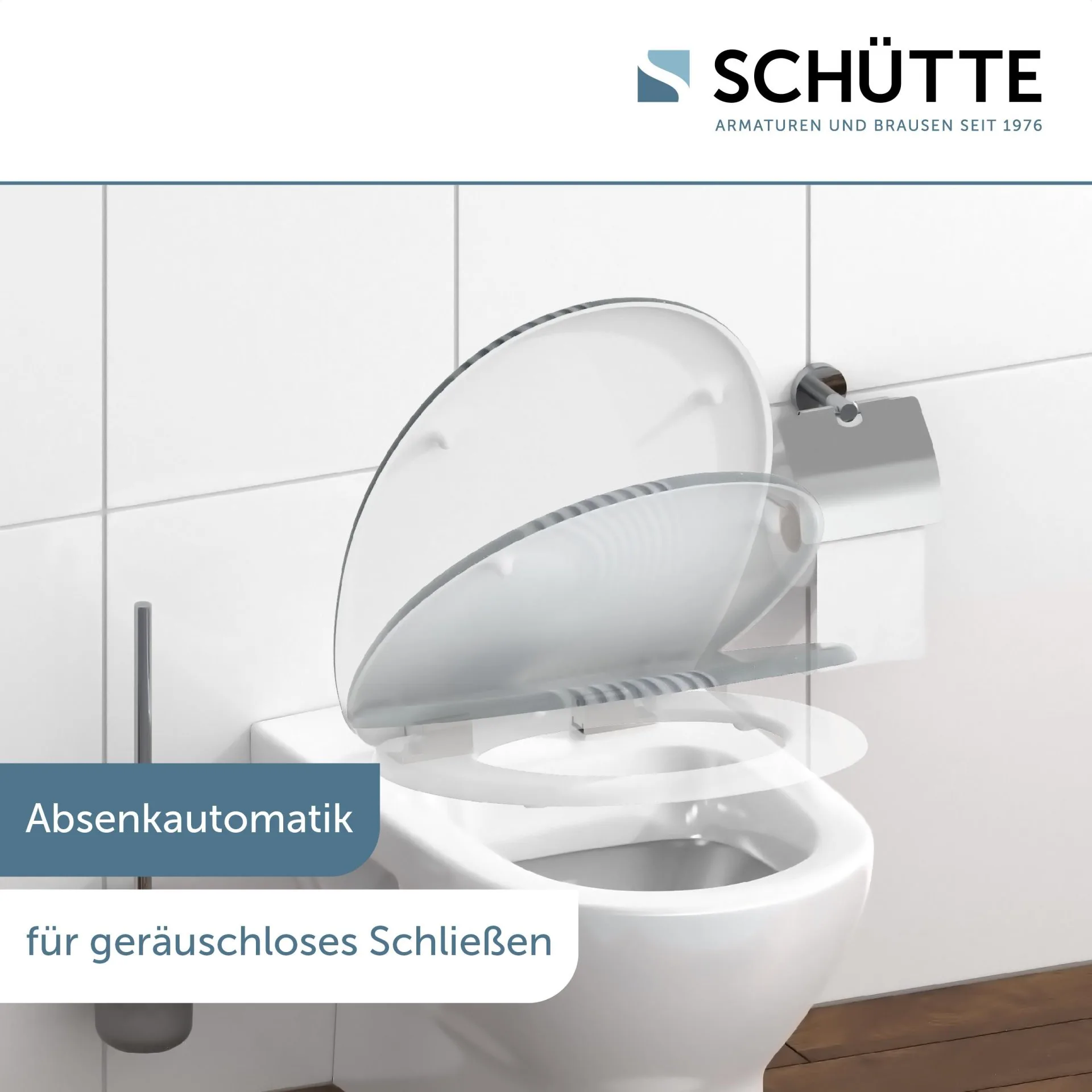 SCHÜTTE YING UND YANG WC-Sitz, Kunststoff, mit Absenkautomatik