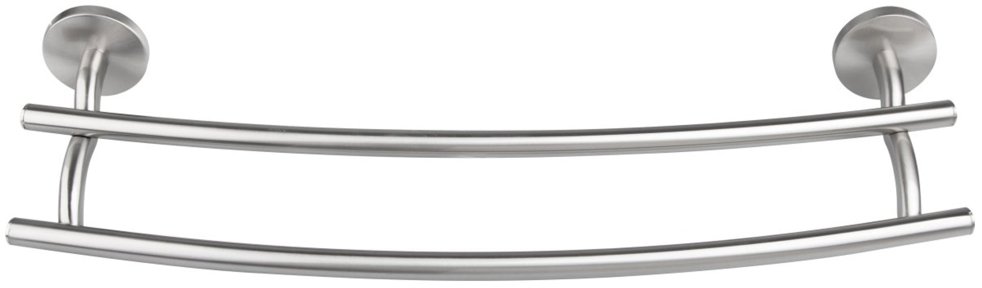 Fackelmann FUSION Handtuchhalter/Reling doppelt, Edelstahloptik