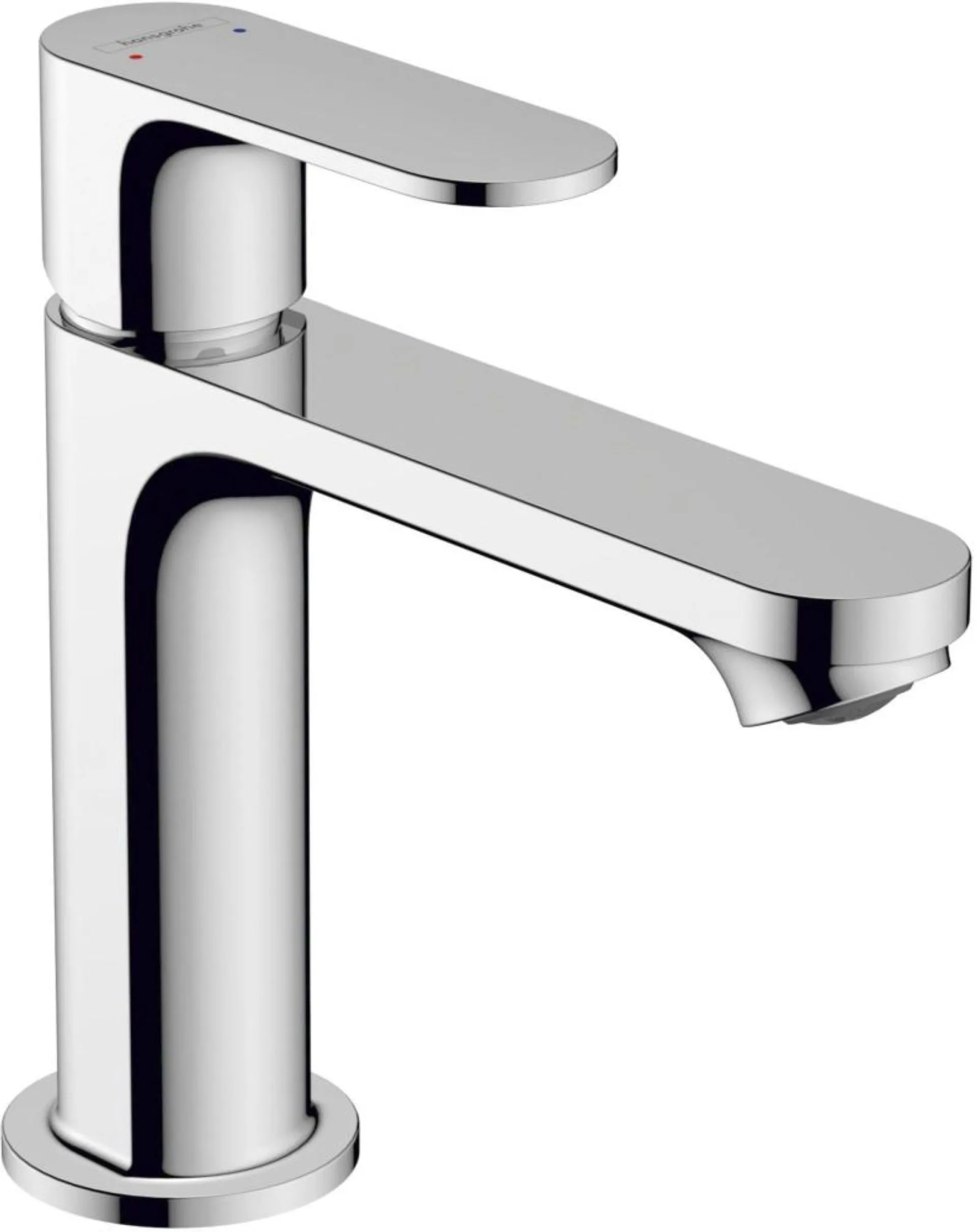 HANSGROHE REBRIS S 110 Waschtischarmatur, Chrom, mit Zugstangen-Ablaufgarnitur