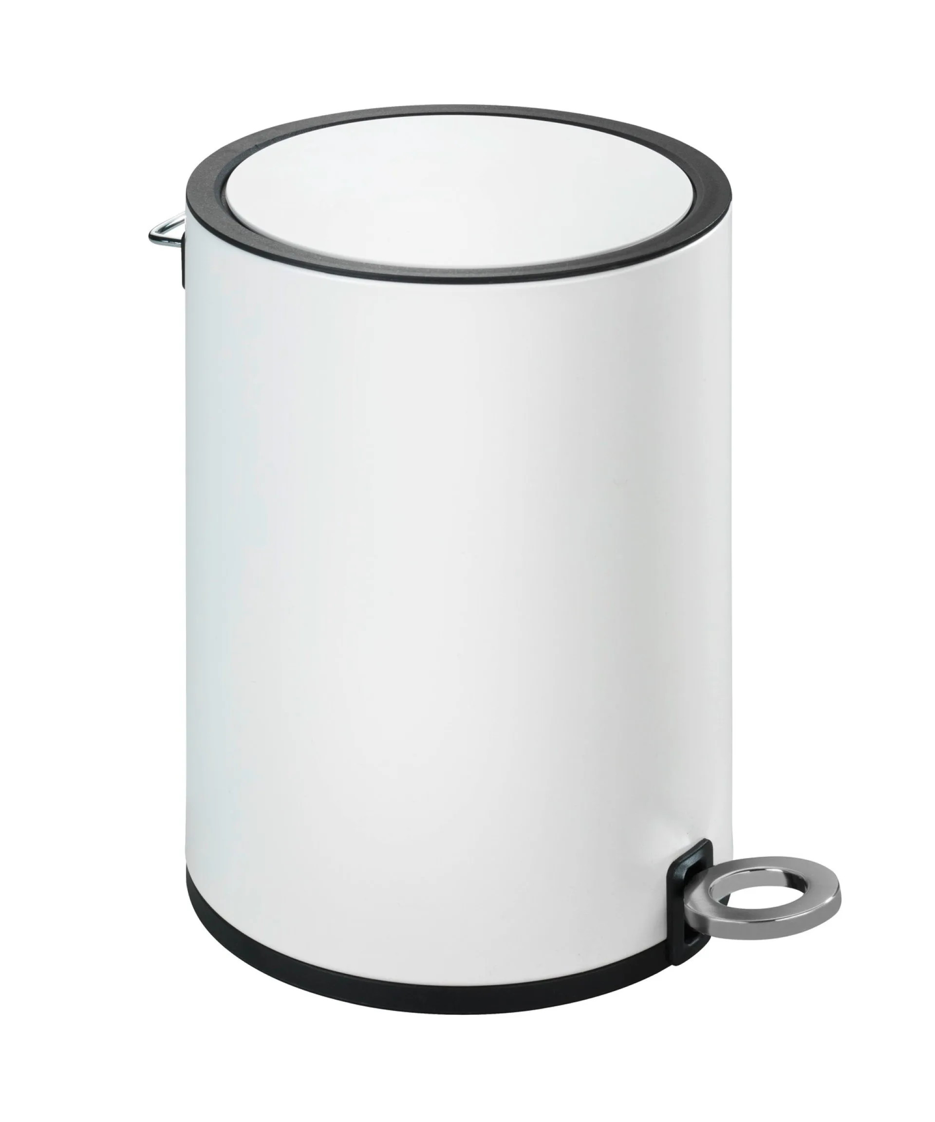 WENKO MONZA Kosmetikeimer 3 Liter, Weiß matt, Easy Close