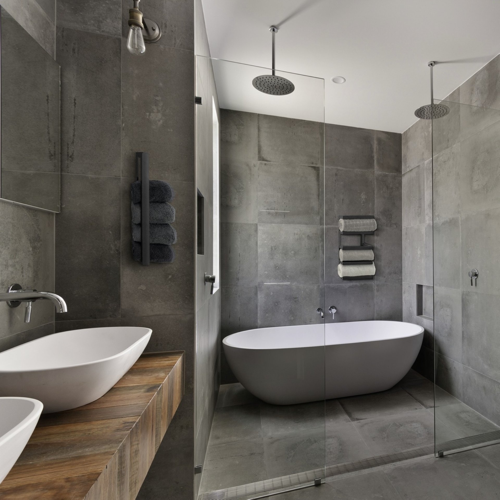 WENKO FONDIRO Handtuchhalter, Schwarz matt, Edelstahl