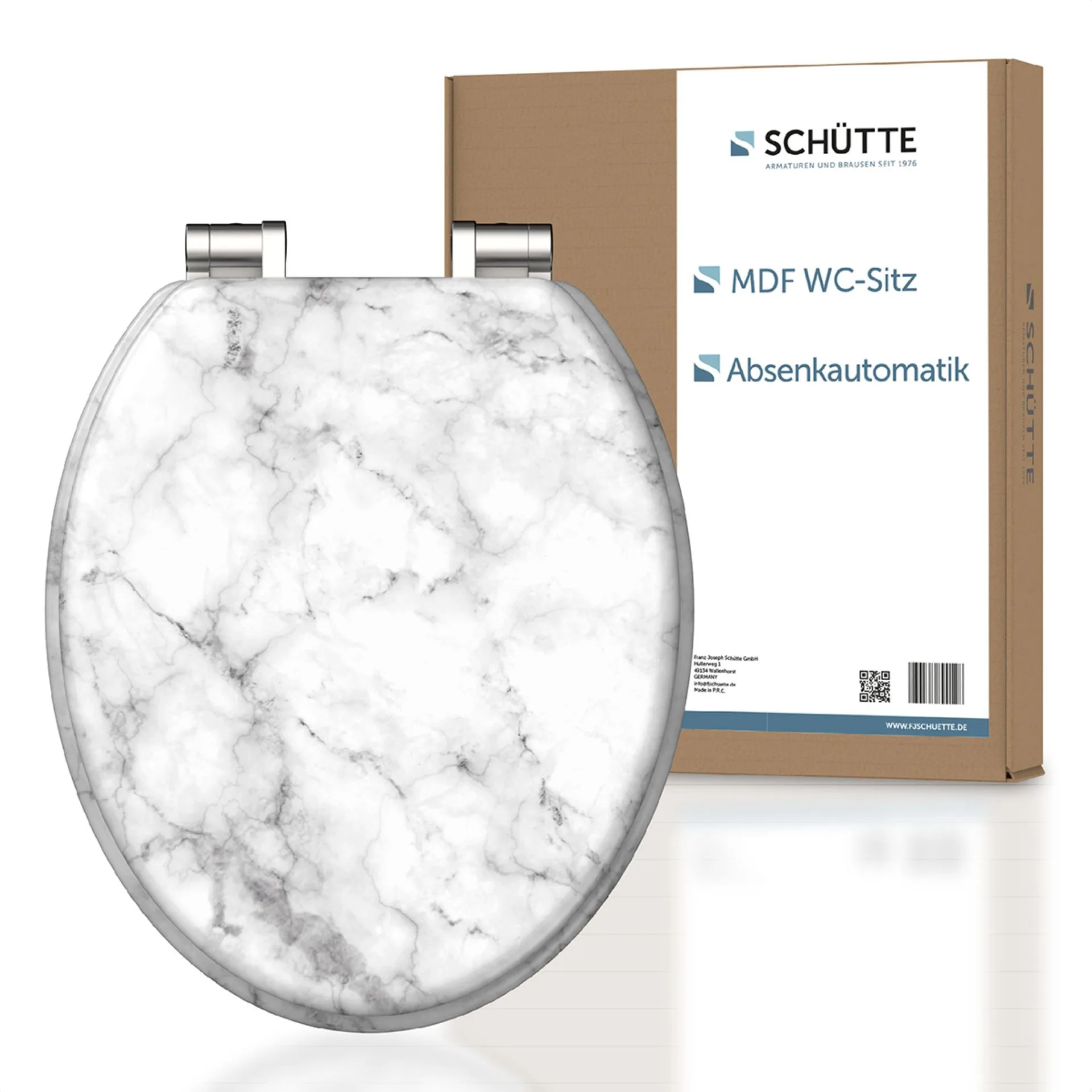 Schütte MARMOR STONE WC-Sitz, mit Absenkautomatik