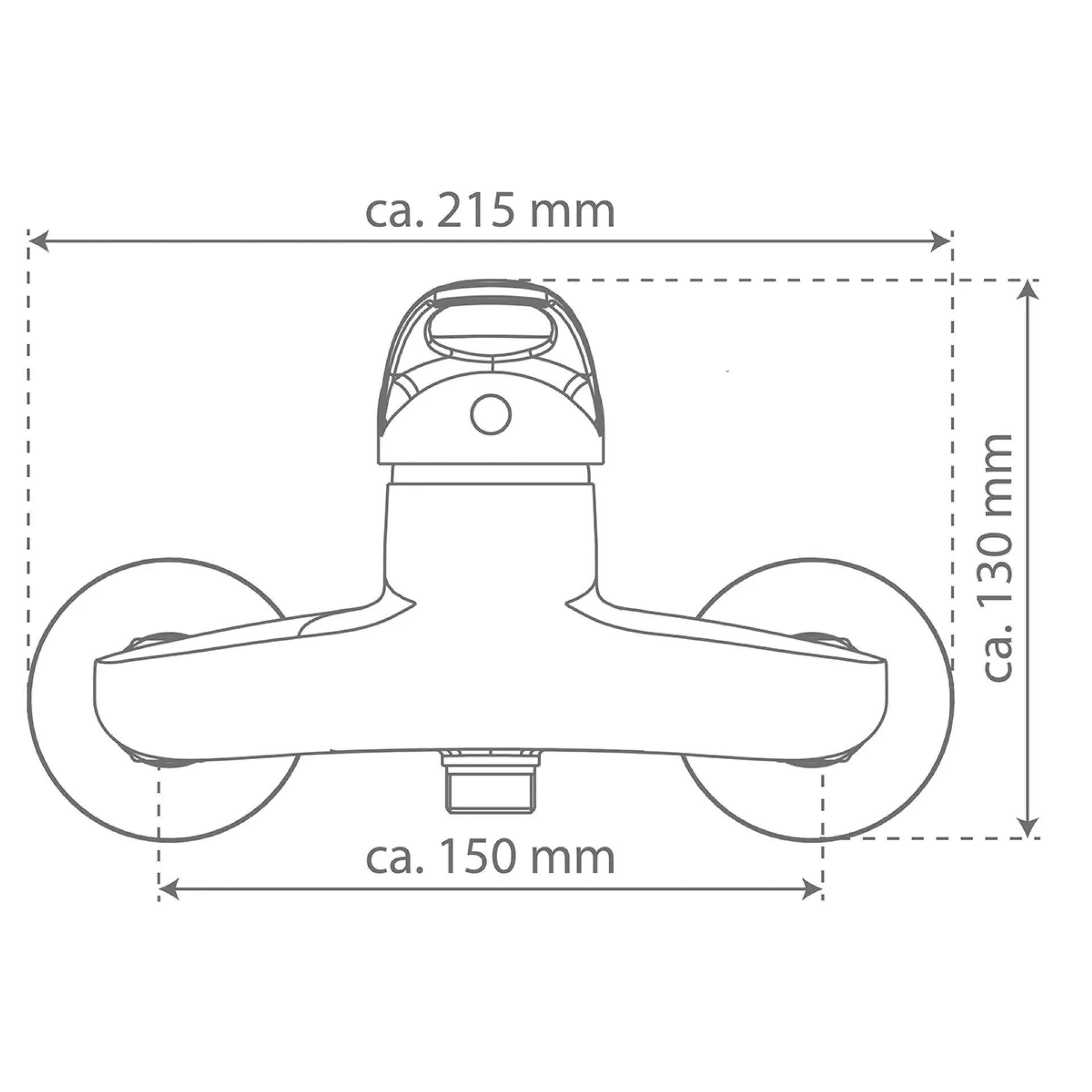 Schütte CALVINO Duscharmatur, Chrom