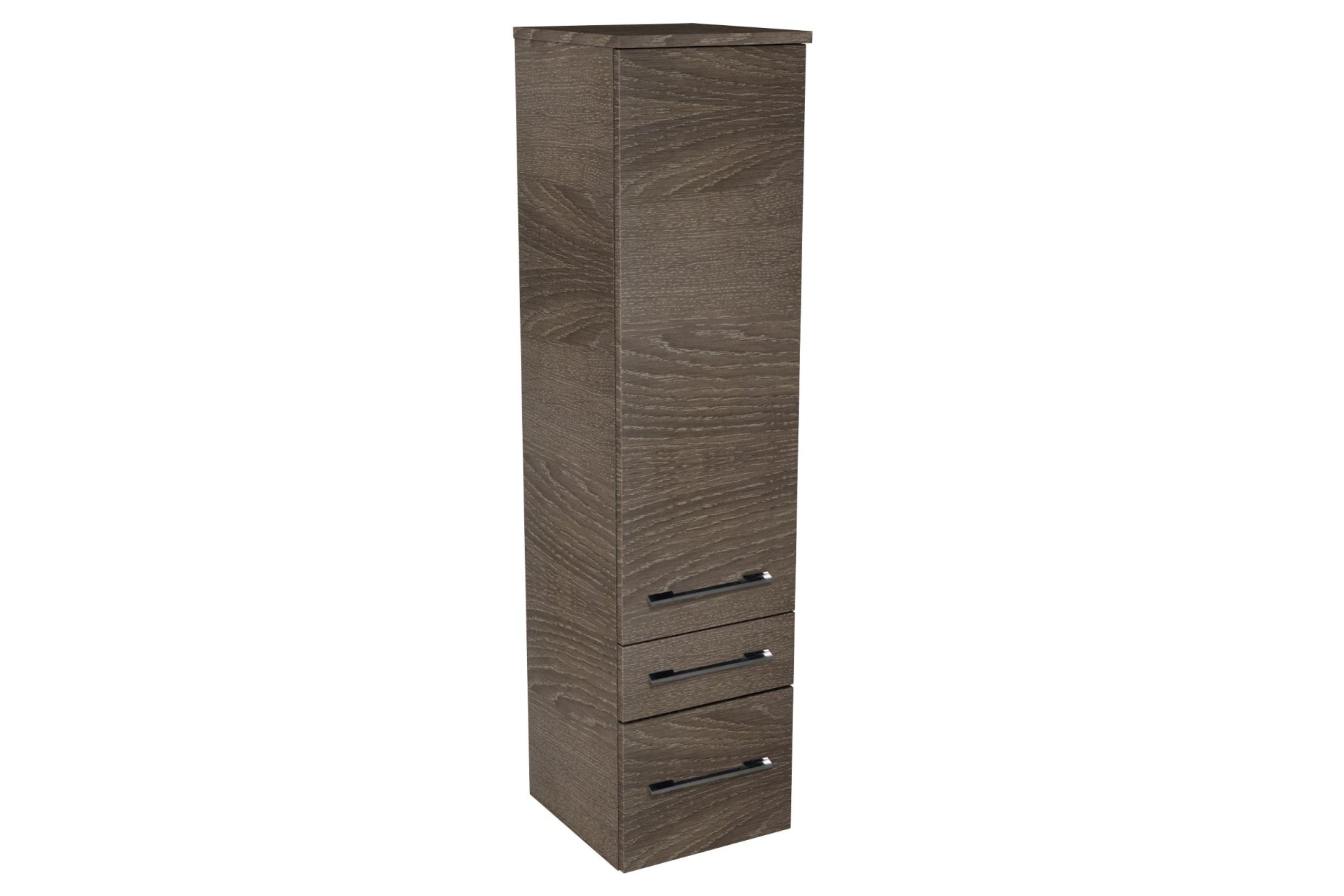 Lanzet Midischrank 30 cm, links, Dunkelbraun