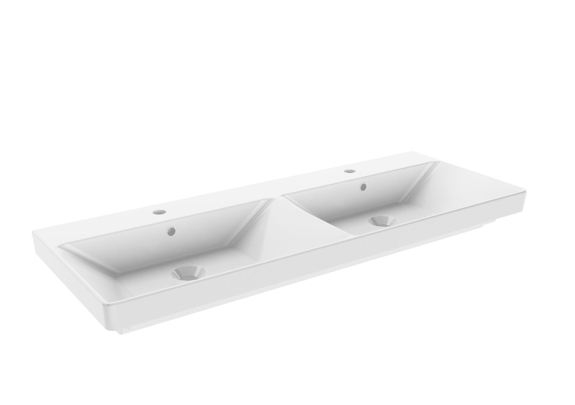 Lanzet K8 Keramik Doppel Waschbecken 120 cm