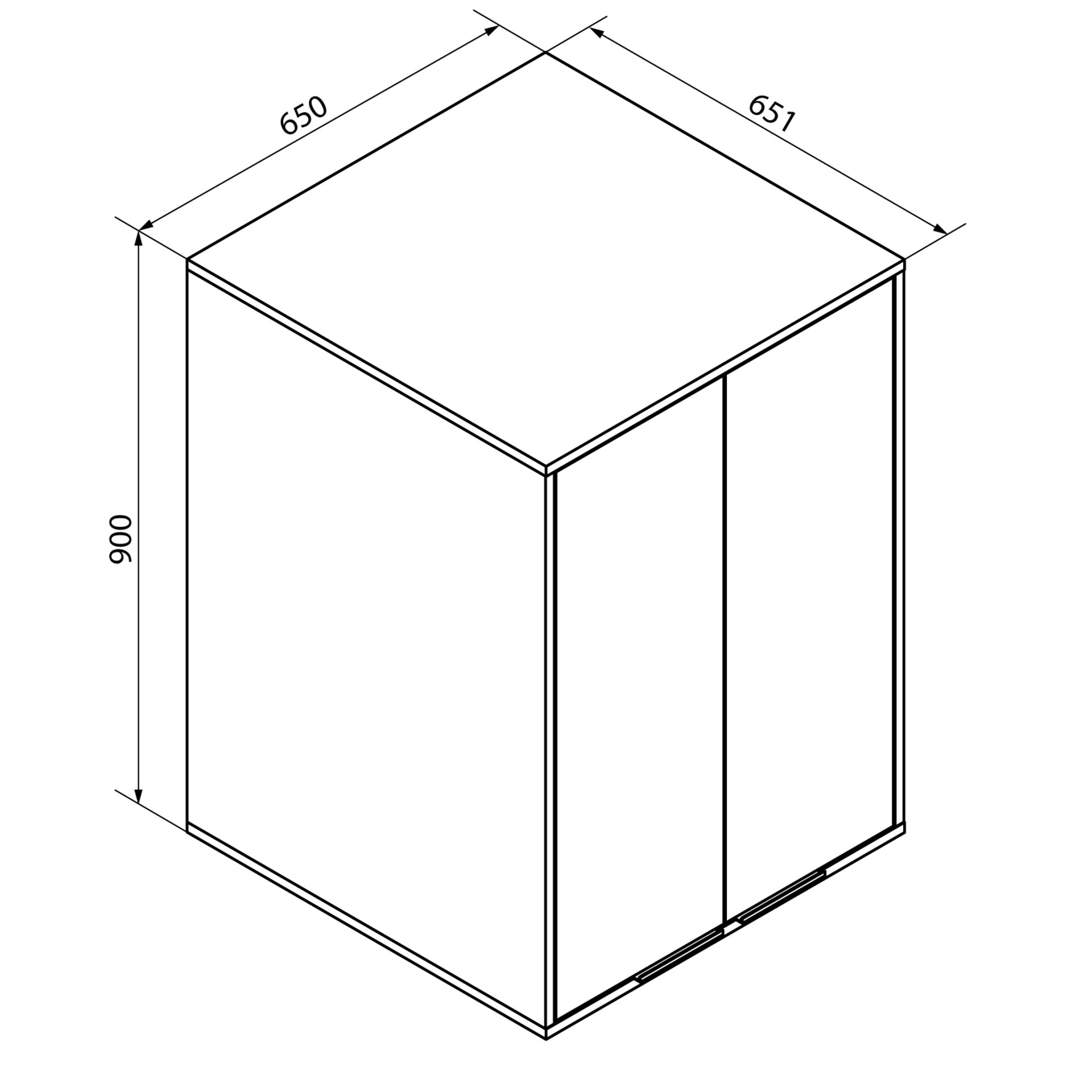 FACKELMANN Waschturm Set 3-teilig 115 cm breit, Weiß, Trockner-/Waschmaschinenschrank + Aufsatzschrank + Putzschrank