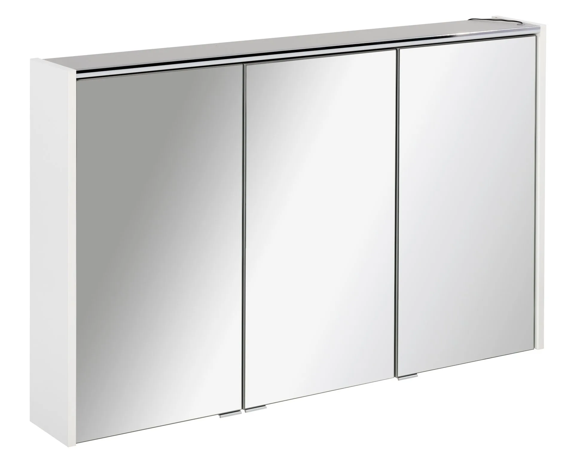 Fackelmann DENVER LED Spiegelschrank 110 cm breit, Weiß
