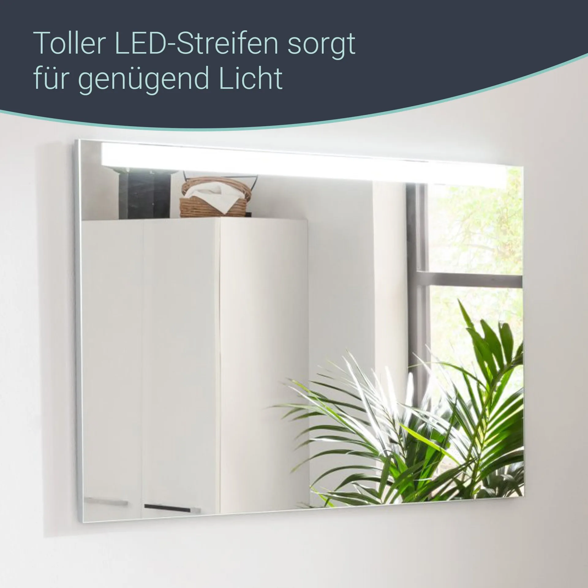 FACKELMANN B.BRILLANT LED Spiegel 110 cm breit