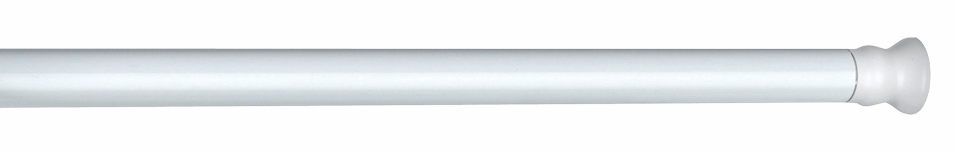 WENKO Teleskop Duschstange 110 - 245 cm, Weiß, extra stark