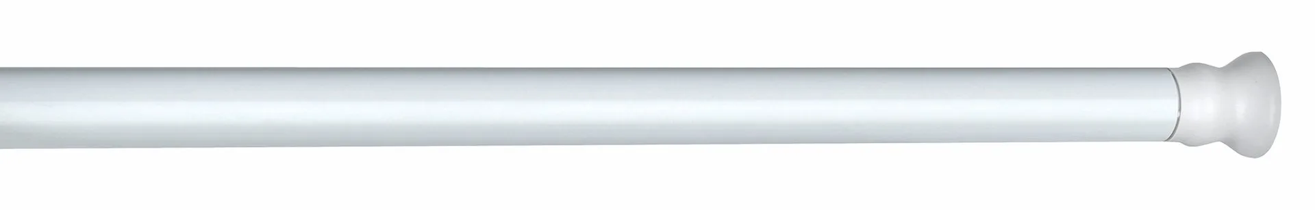 WENKO Teleskop Duschstange 110 - 245 cm, Weiß, extra stark