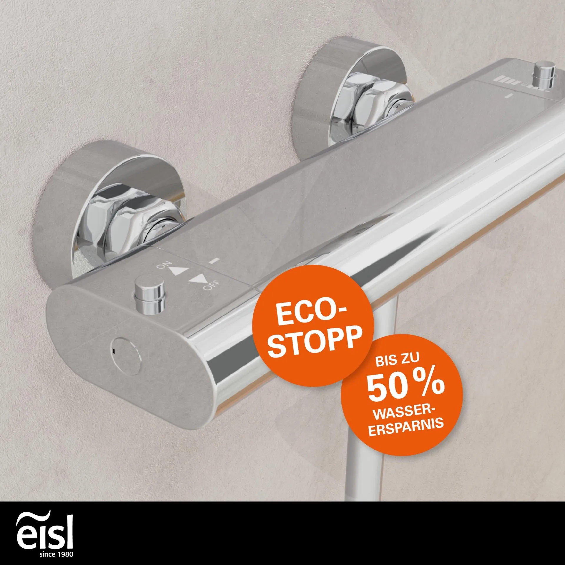 EISL CARNEO Duschthermostat, Chrom