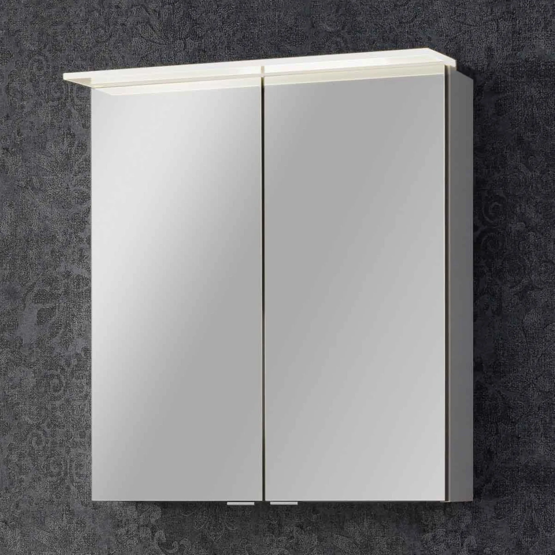 Fackelmann B.PERFEKT LED Spiegelschrank 60 cm breit, Weiß